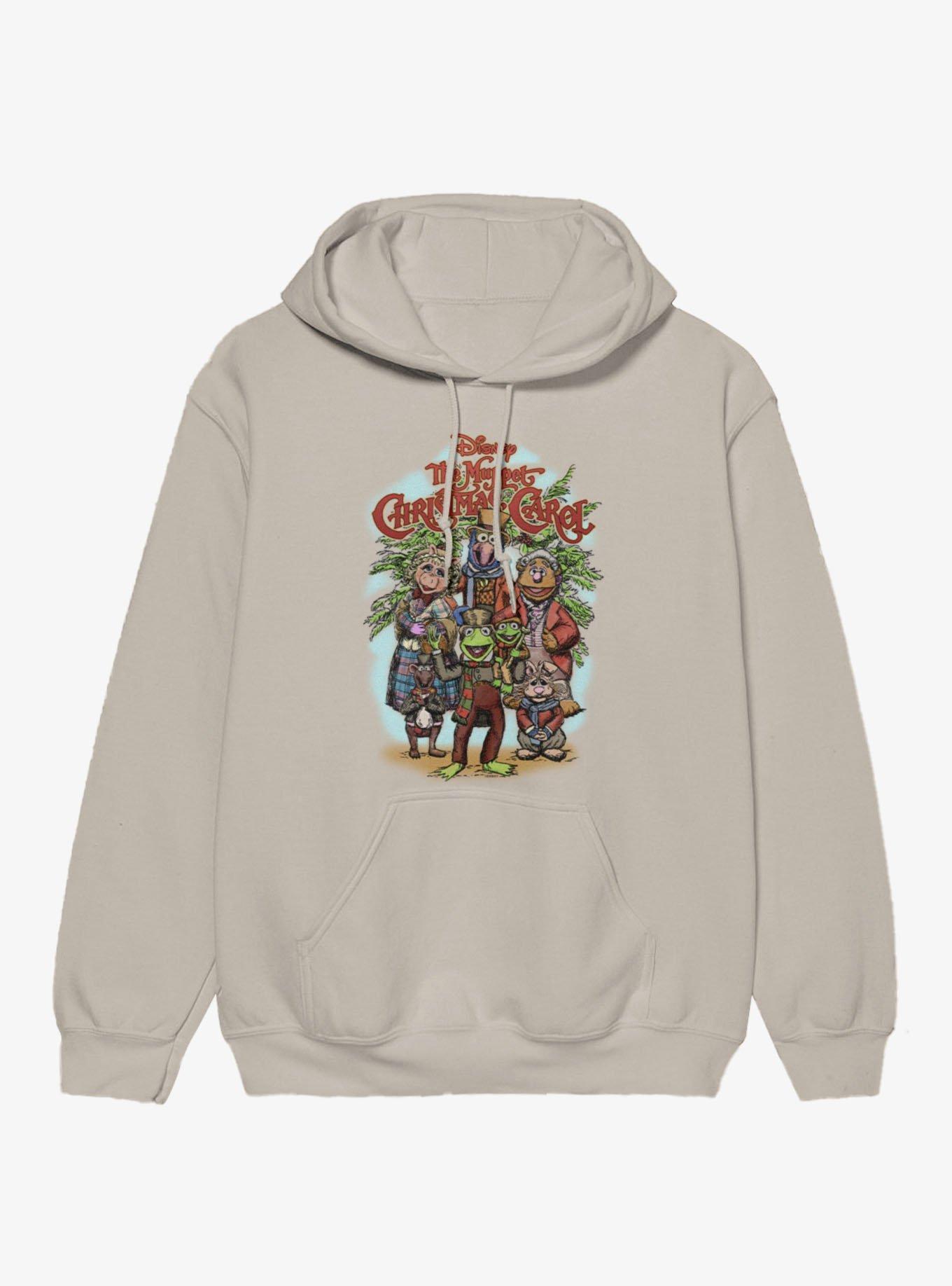 Disney The Muppets Christmas Carol Group Shot Drawing Hoodie Hot Topic Exclusive, , hi-res