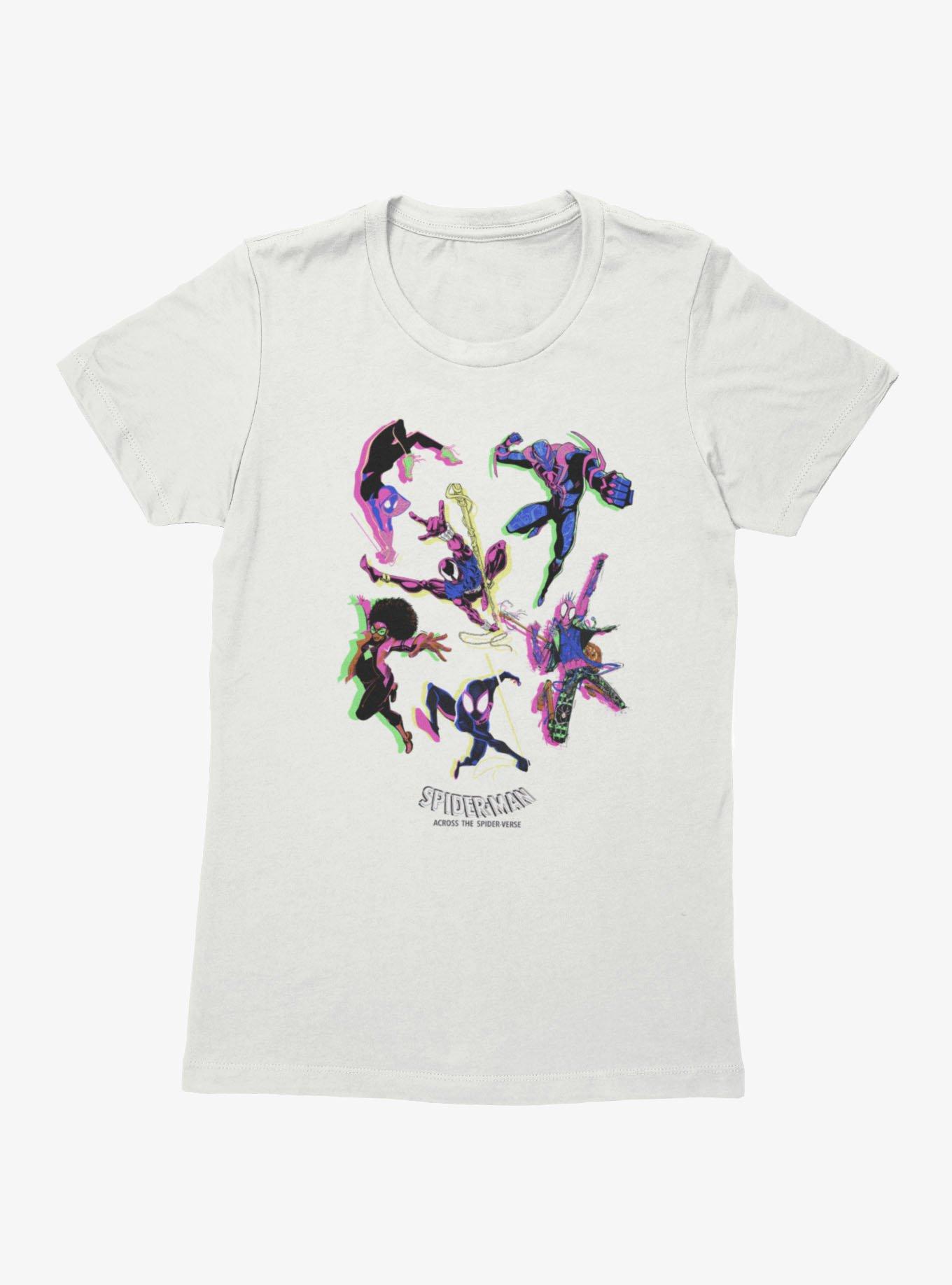 Marvel Spider-Man Spiderverse Neon Womens T-Shirt Box Lunch Exclusive, , hi-res