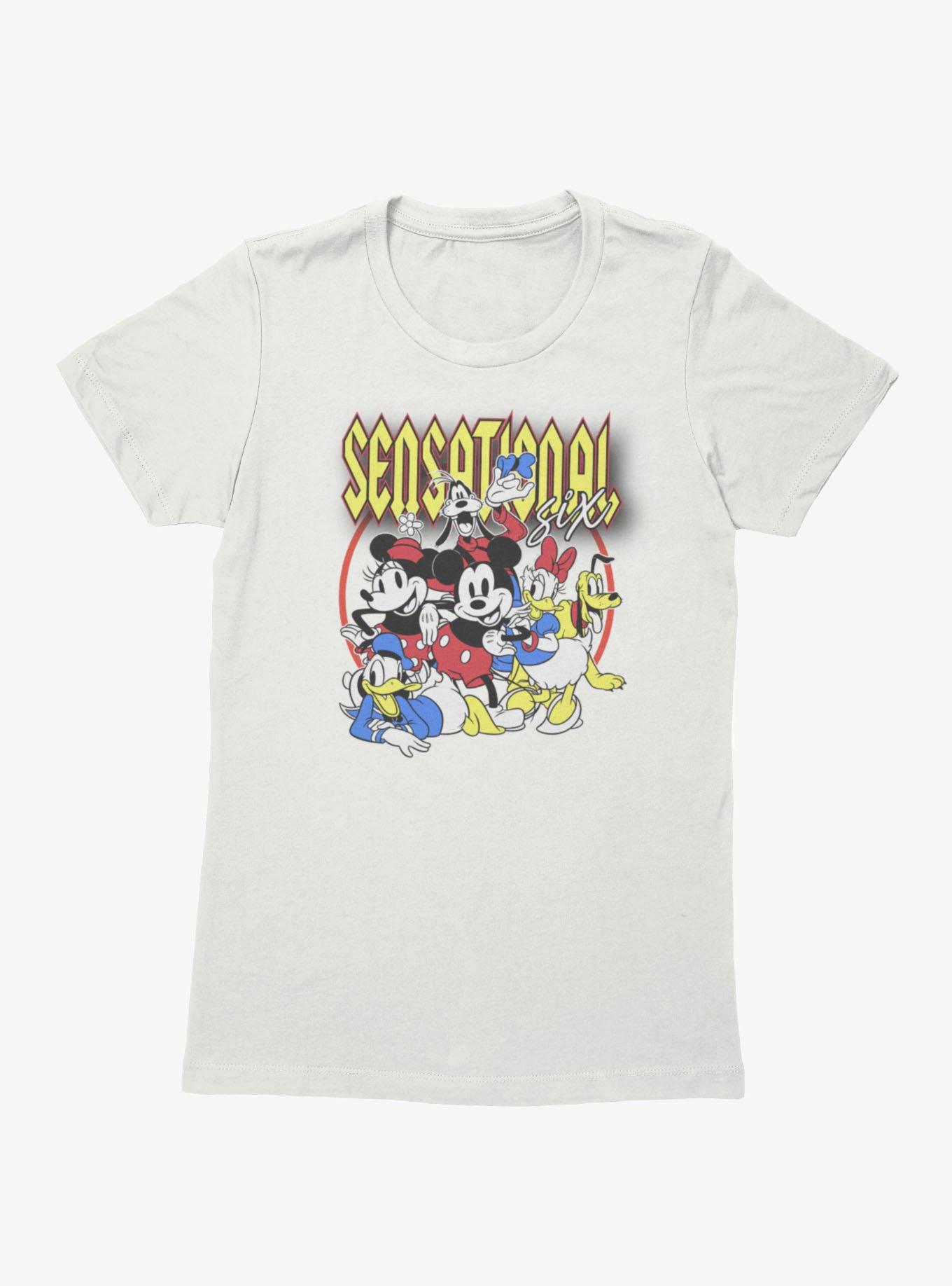 Disney Mickey Mouse Sensational Six Womens T-Shirt Box Lunch Exclusive, , hi-res