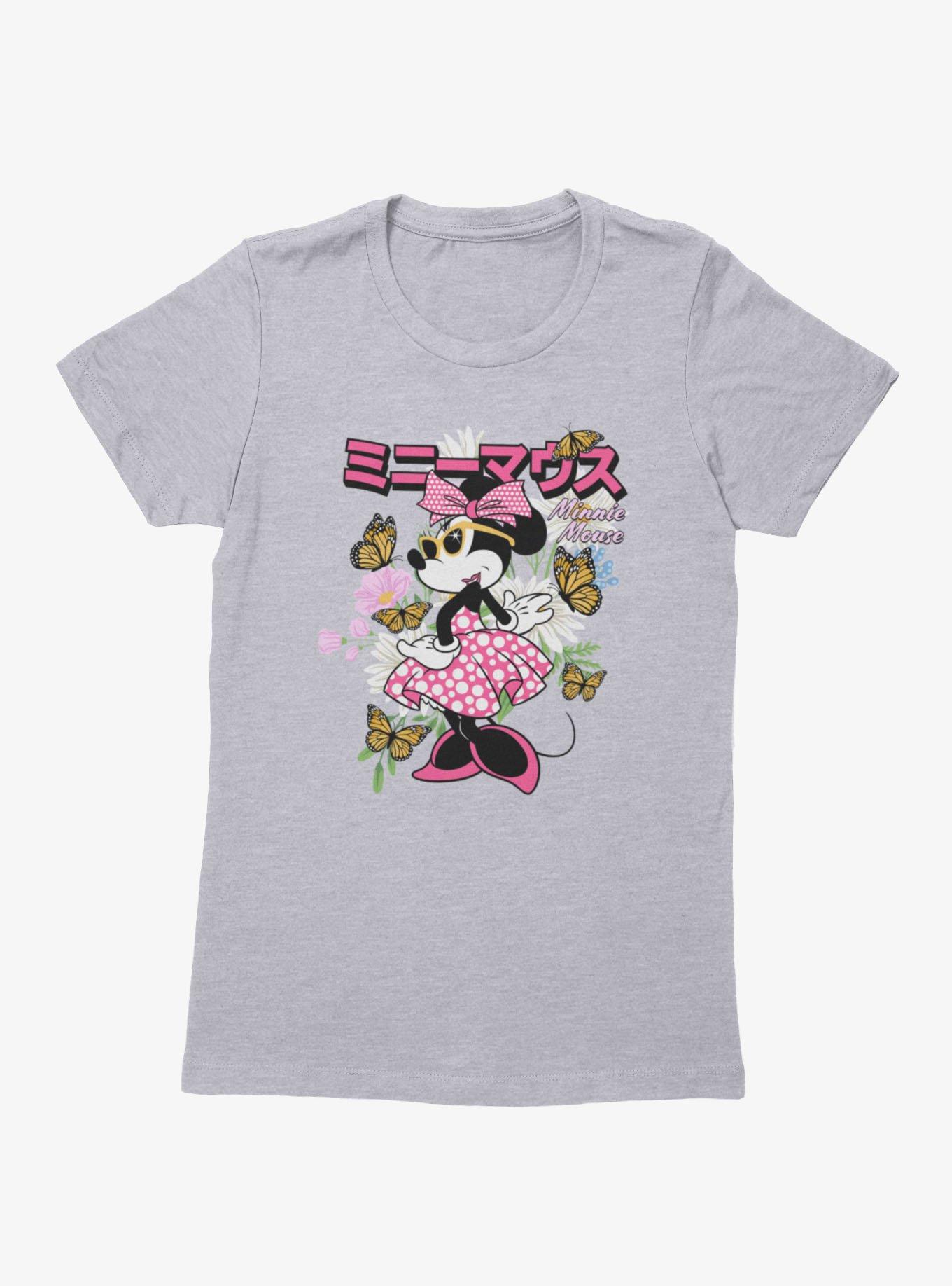 Disney Minnie Mouse Japanese Retro Womens T-Shirt Box Lunch Exclusive, , hi-res