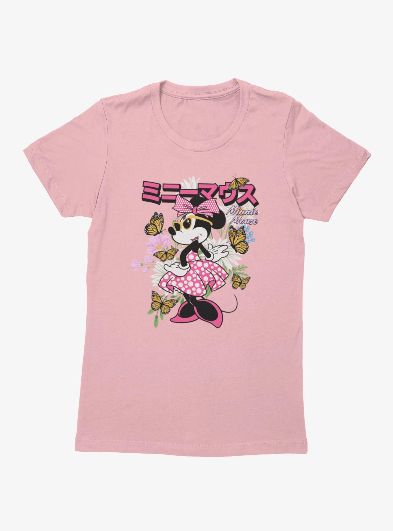 Disney Minnie Mouse Japanese Retro Womens T-Shirt Box Lunch Exclusive, , hi-res