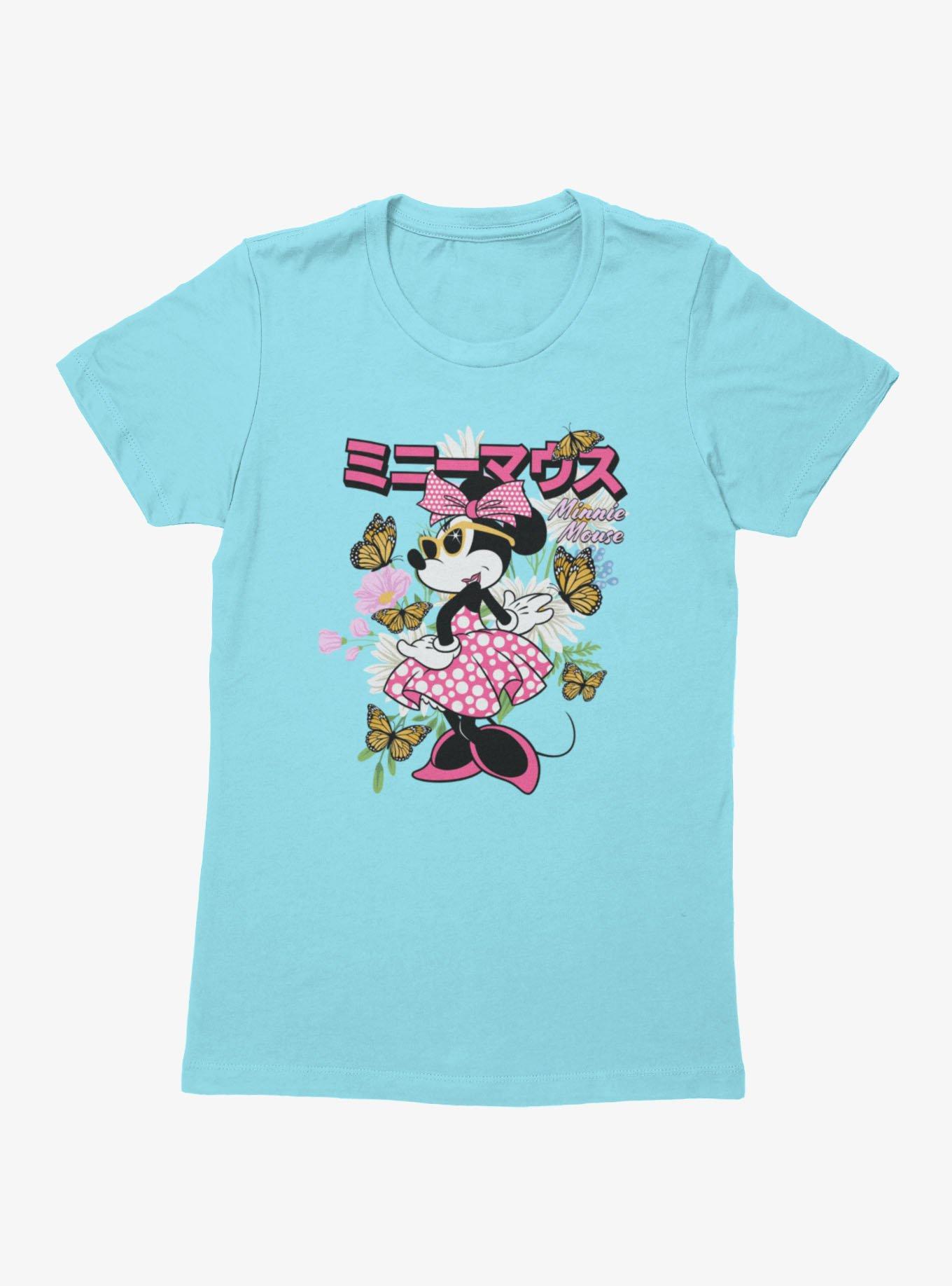 Disney Minnie Mouse Japanese Retro Womens T-Shirt Box Lunch