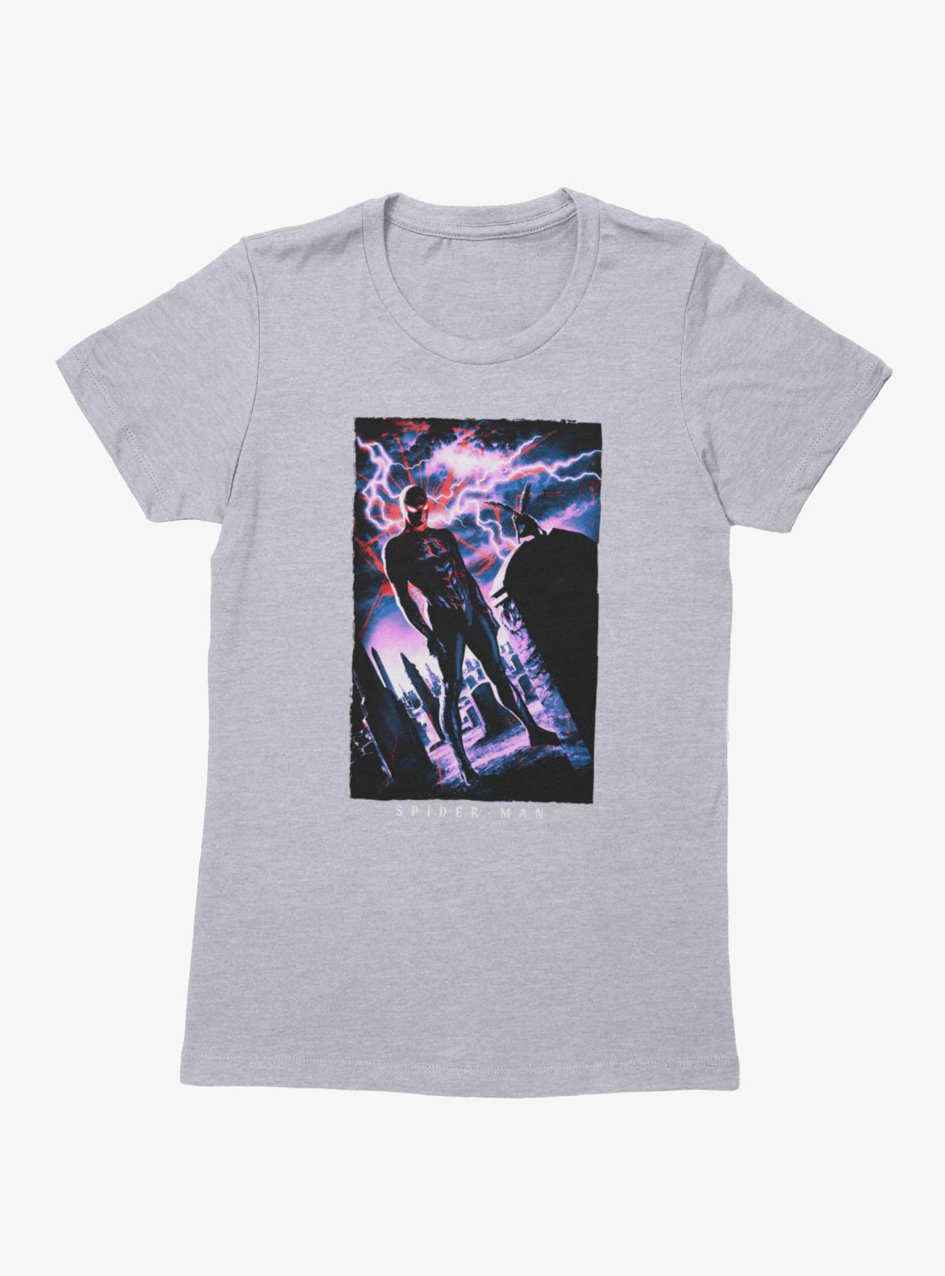 Marvel Spider-Man Dark Graveyard Womens T-Shirt Box Lunch Exclusive, , hi-res