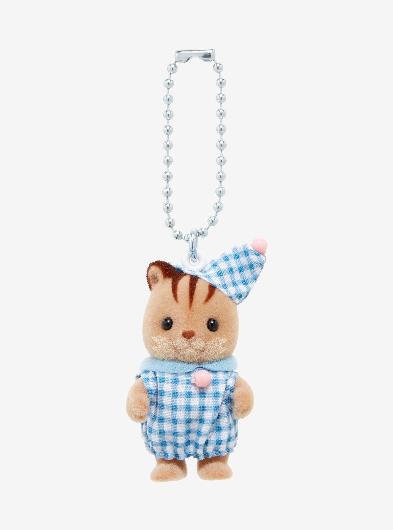 Calico Critters Walnut Squirrel Baby Key Chain, , hi-res