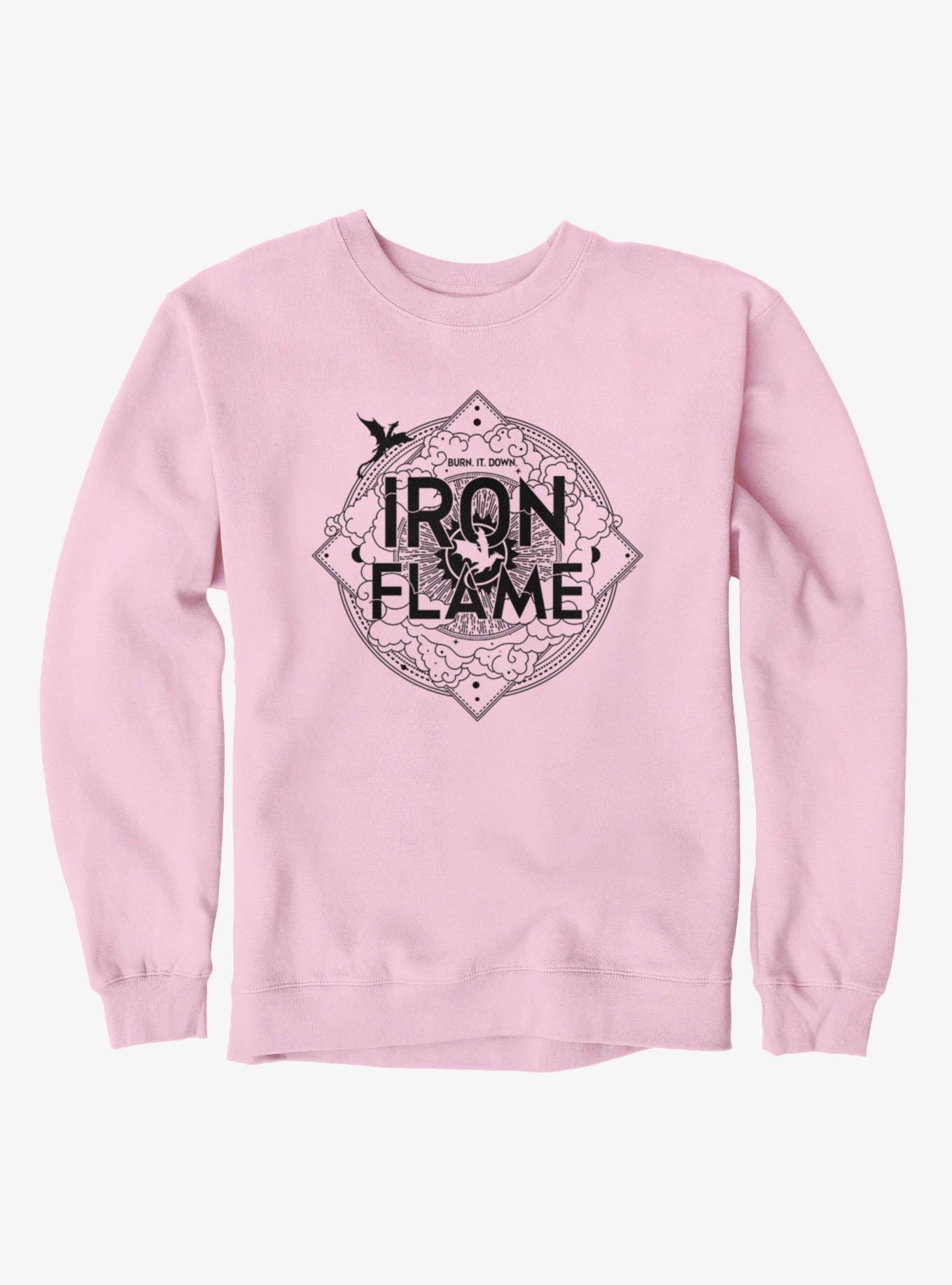 Fourth Wing Iron Flame Logo Sweatshirt, , hi-res