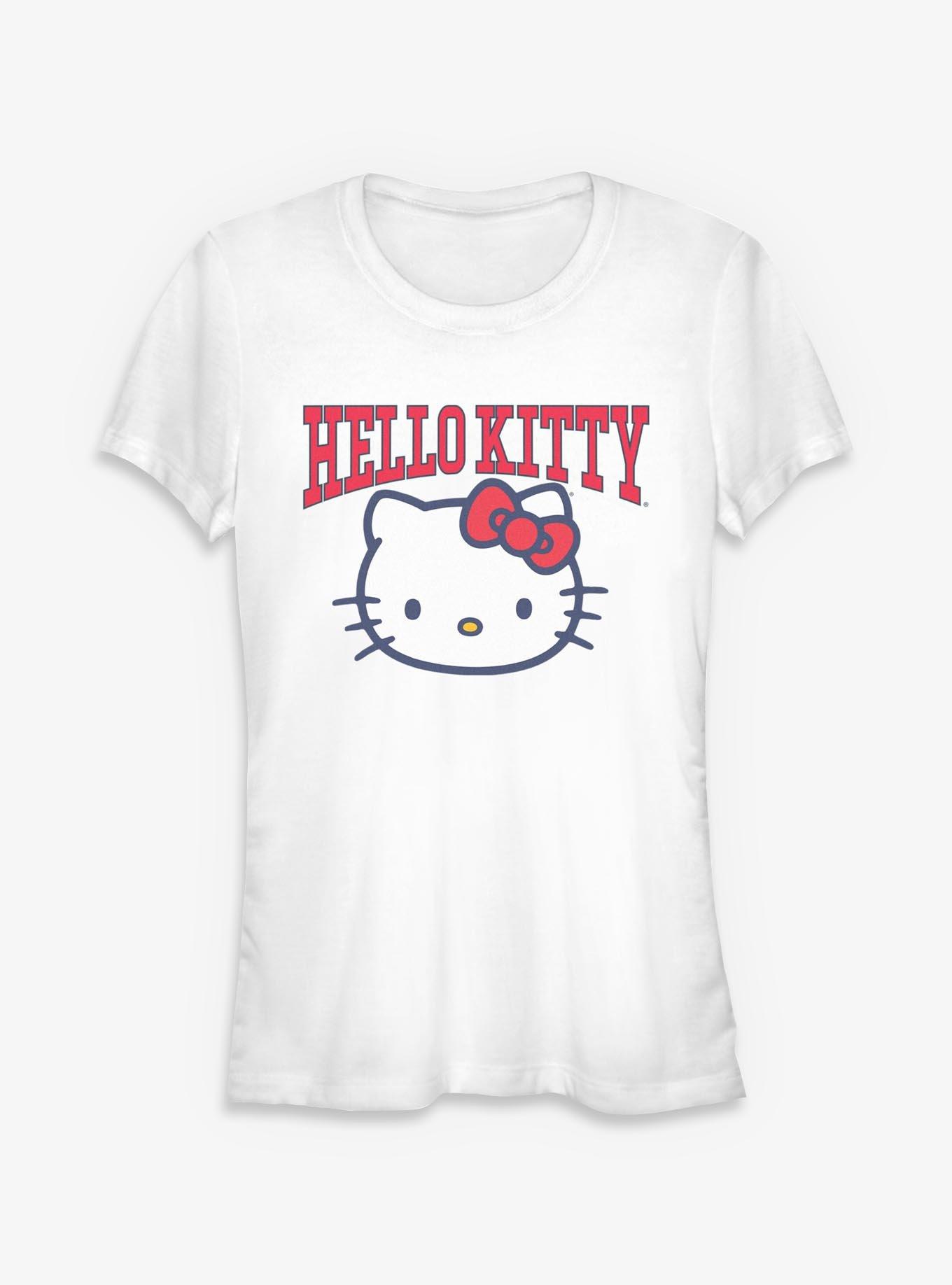 Hello Kitty Collegiate Logo Girls T-Shirt, , hi-res