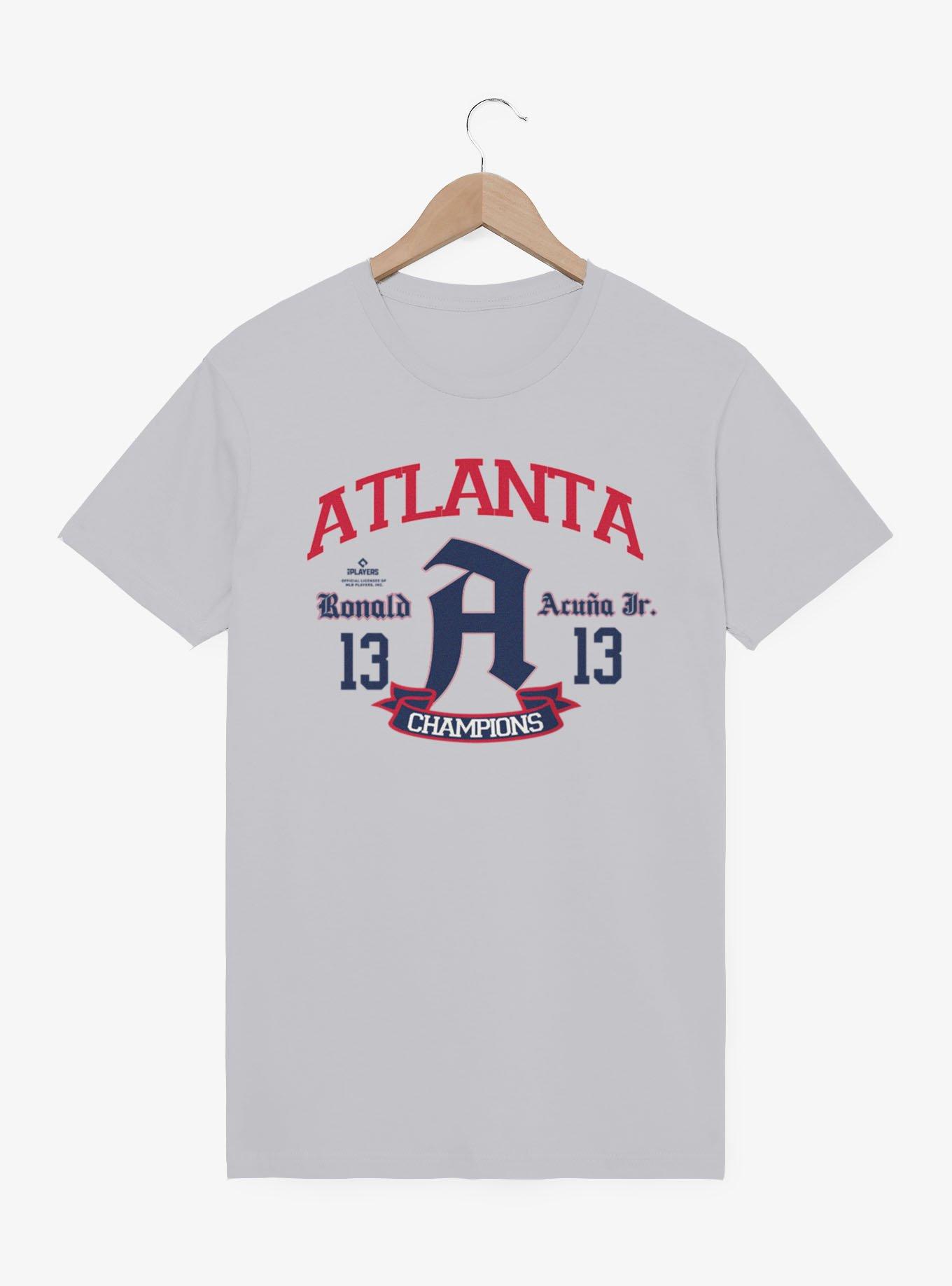 MLB Atlanta Braves Ronald Acuna Jr. Atlanta Arch Champion T-Shirt, , hi-res