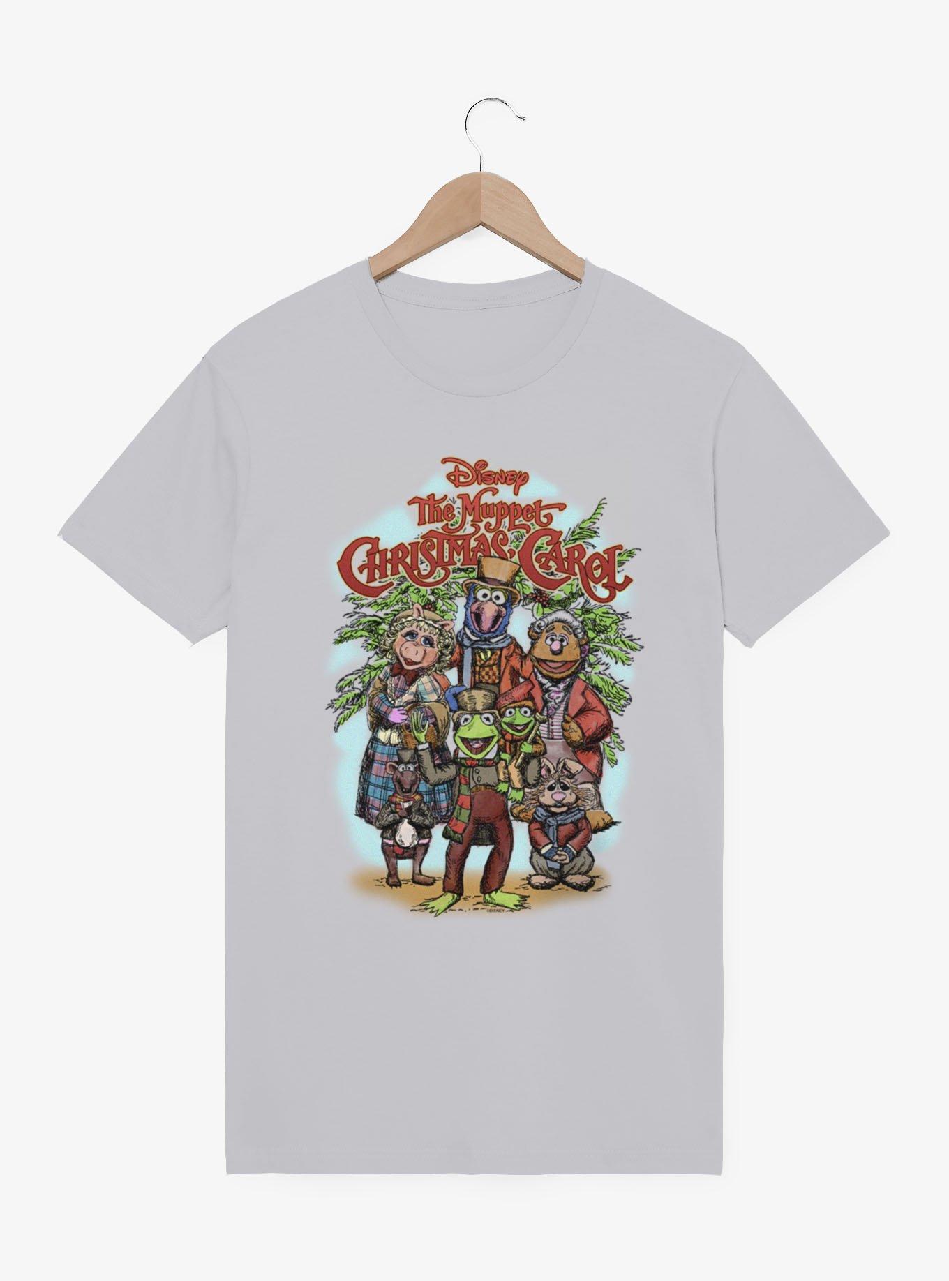 Disney The Muppets Christmas Carol Group Shot Drawing T-Shirt BoxLunch Exclusive, , hi-res