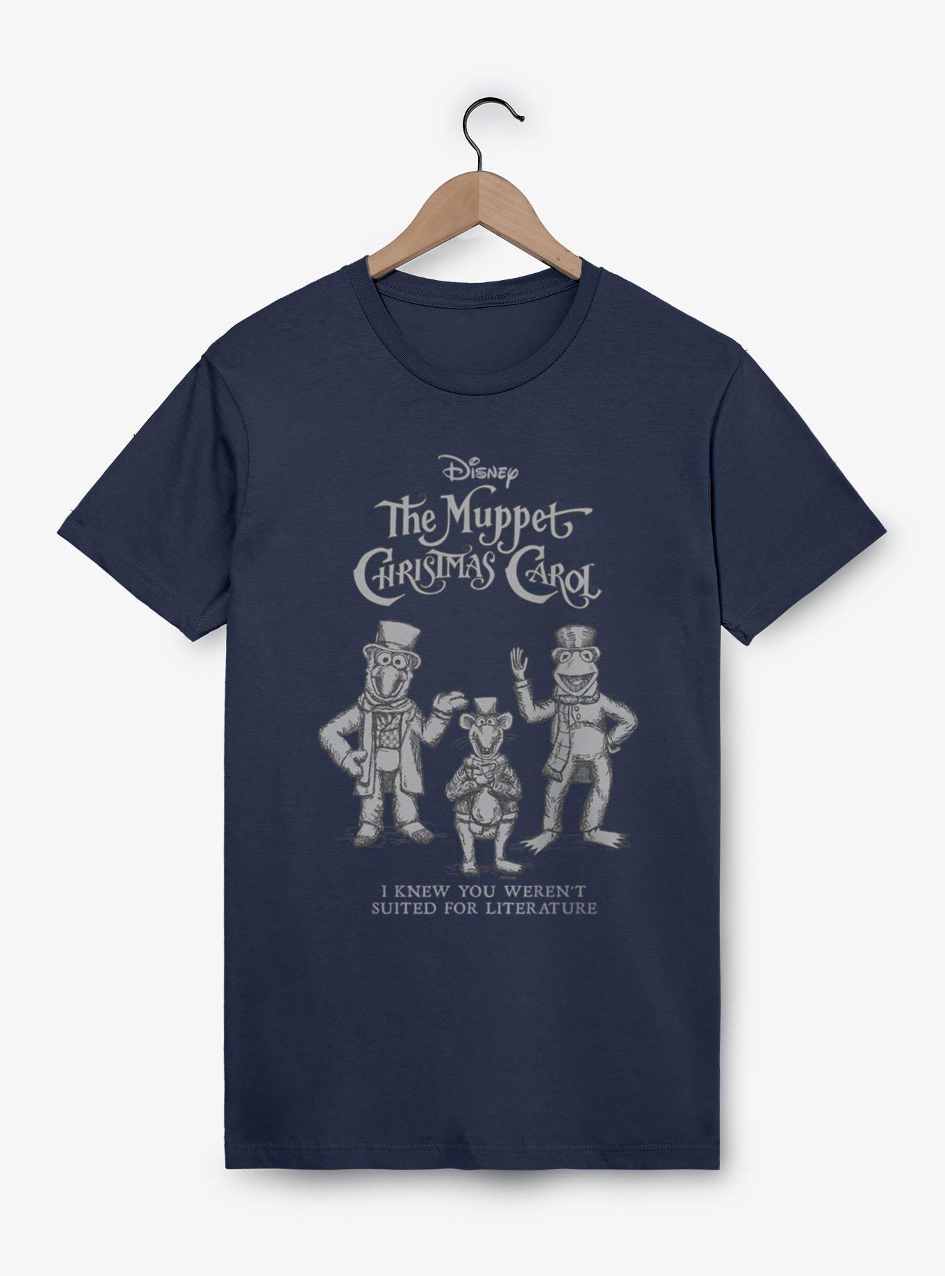 Disney The Muppets Christmas Carol Not Suited For Literature Kermit Gonzo Rizzo T-Shirt, , hi-res