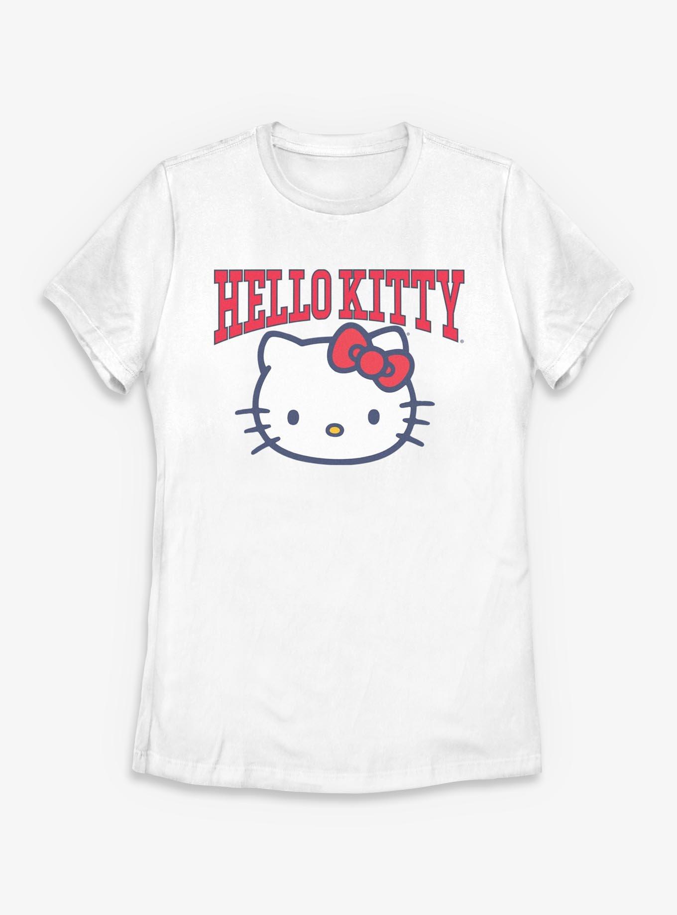 Hello Kitty Collegiate Logo Womens T-Shirt, , hi-res