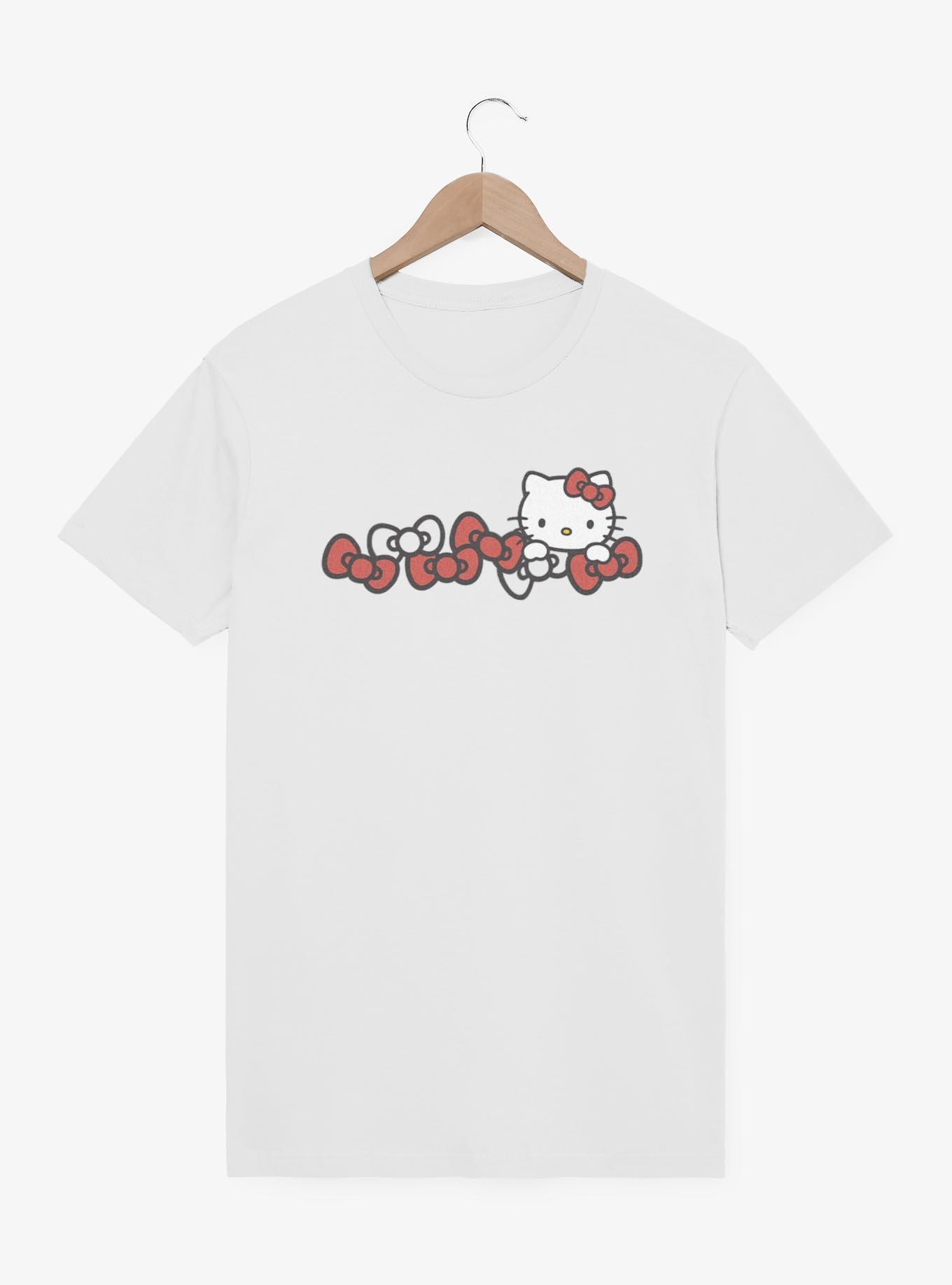 Hello Kitty Red And White Bows T-Shirt, , hi-res
