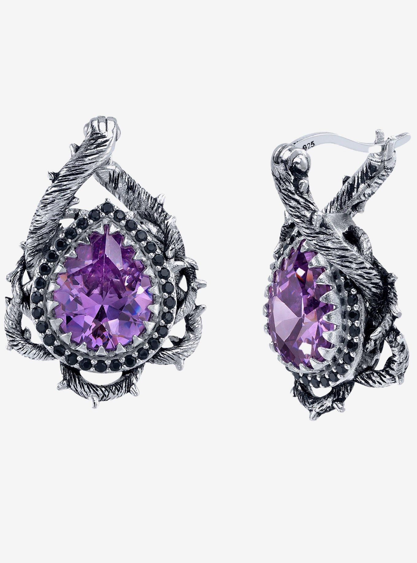 Disney X RockLove Disney Villains Maleficent Malicious Earrings, , hi-res