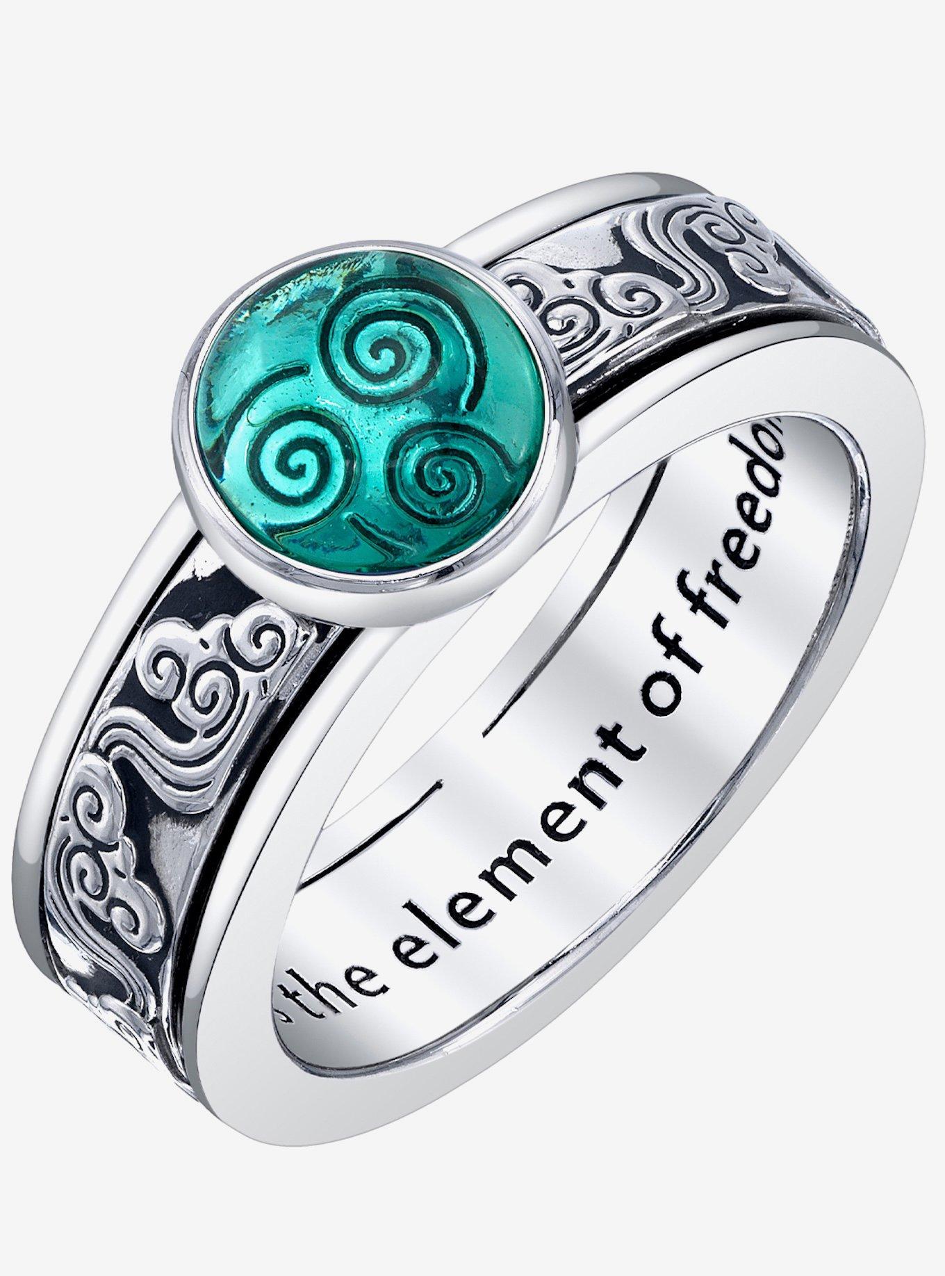 Avatar The Last Airbender X RockLove Airbender Spinner Ring