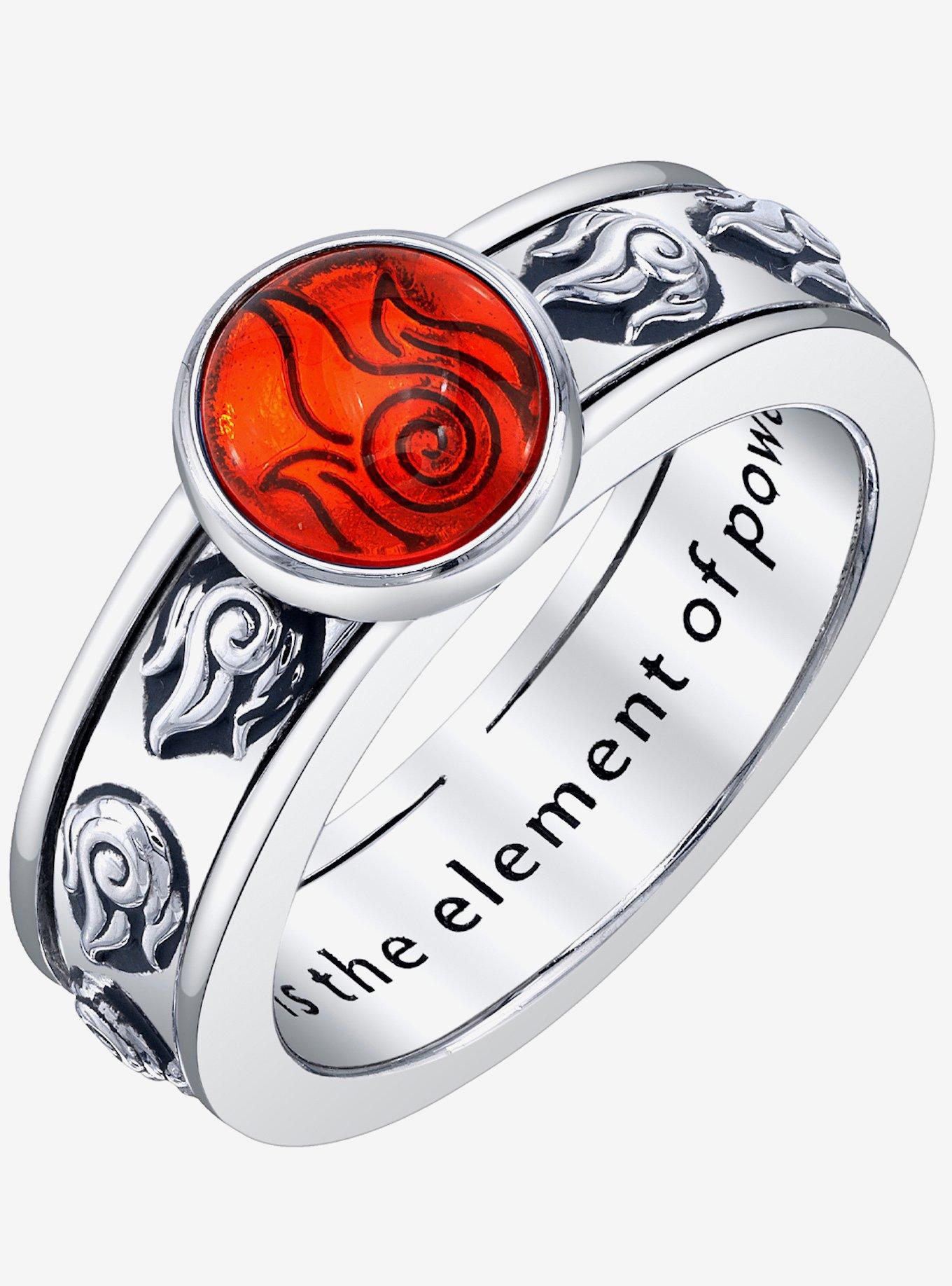 Avatar The Last Airbender X RockLove Firebender Spinner Ring, , hi-res