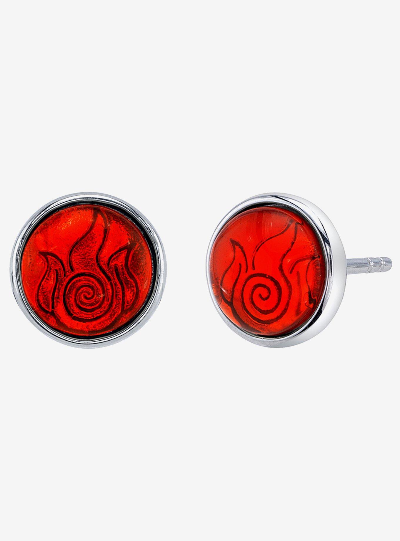 Avatar The Last Airbender X RockLove Firebender Stud Earrings, , hi-res