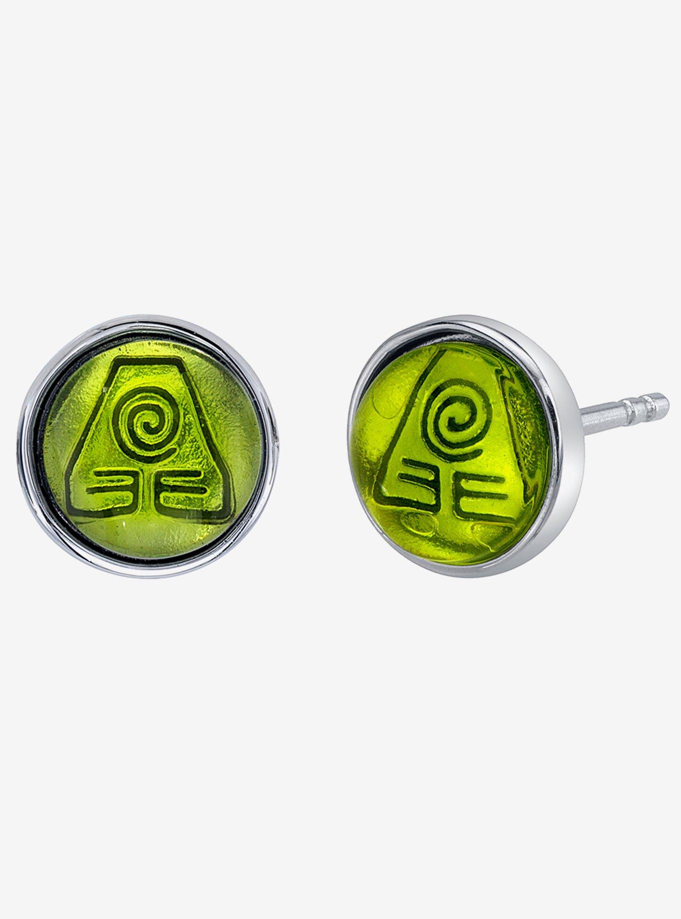 Avatar The Last Airbender X RockLove Earthbender Stud Earrings, , hi-res