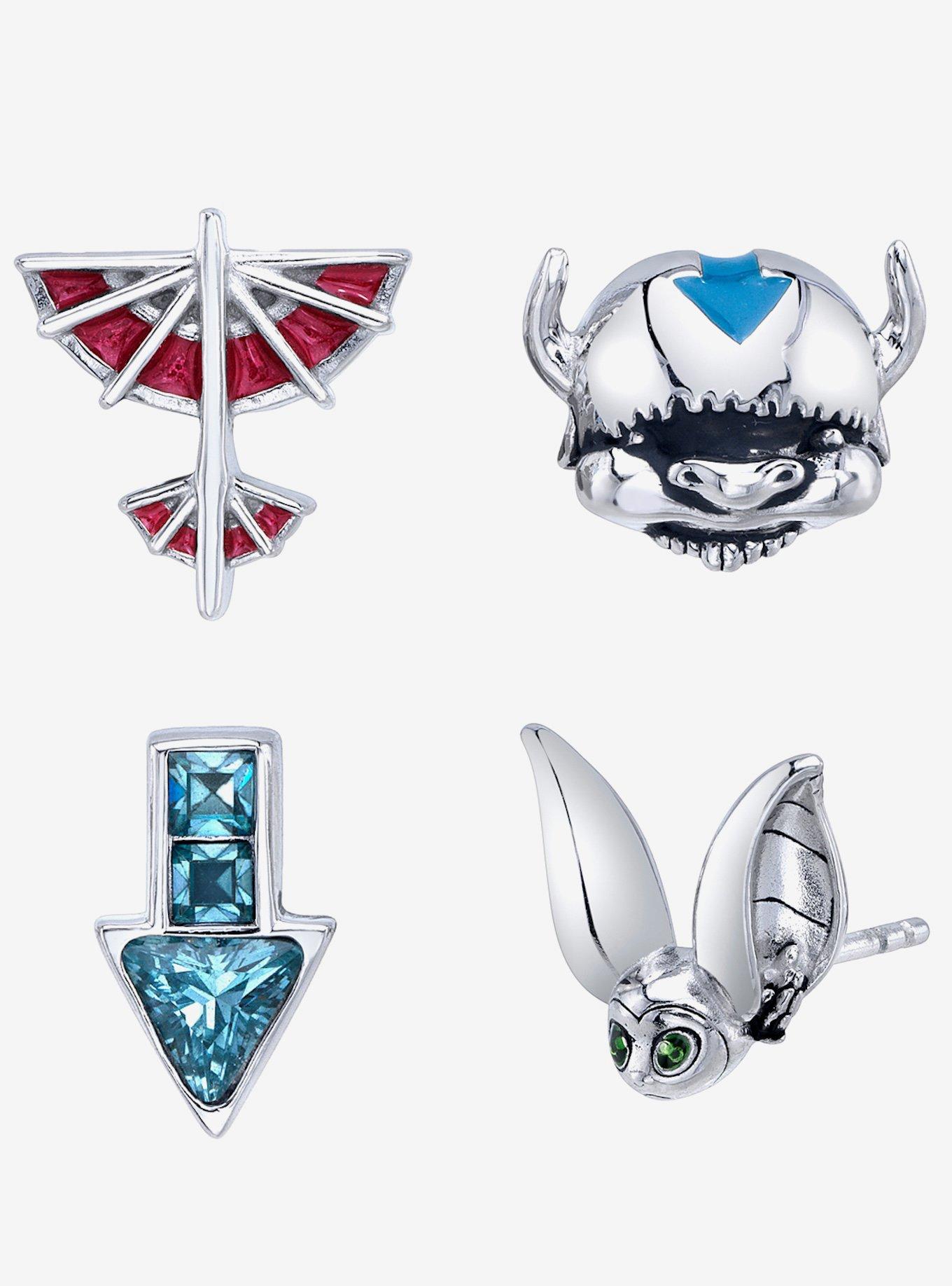 Avatar The Last Airbender X RockLove Avatar Stud Earrings Set
