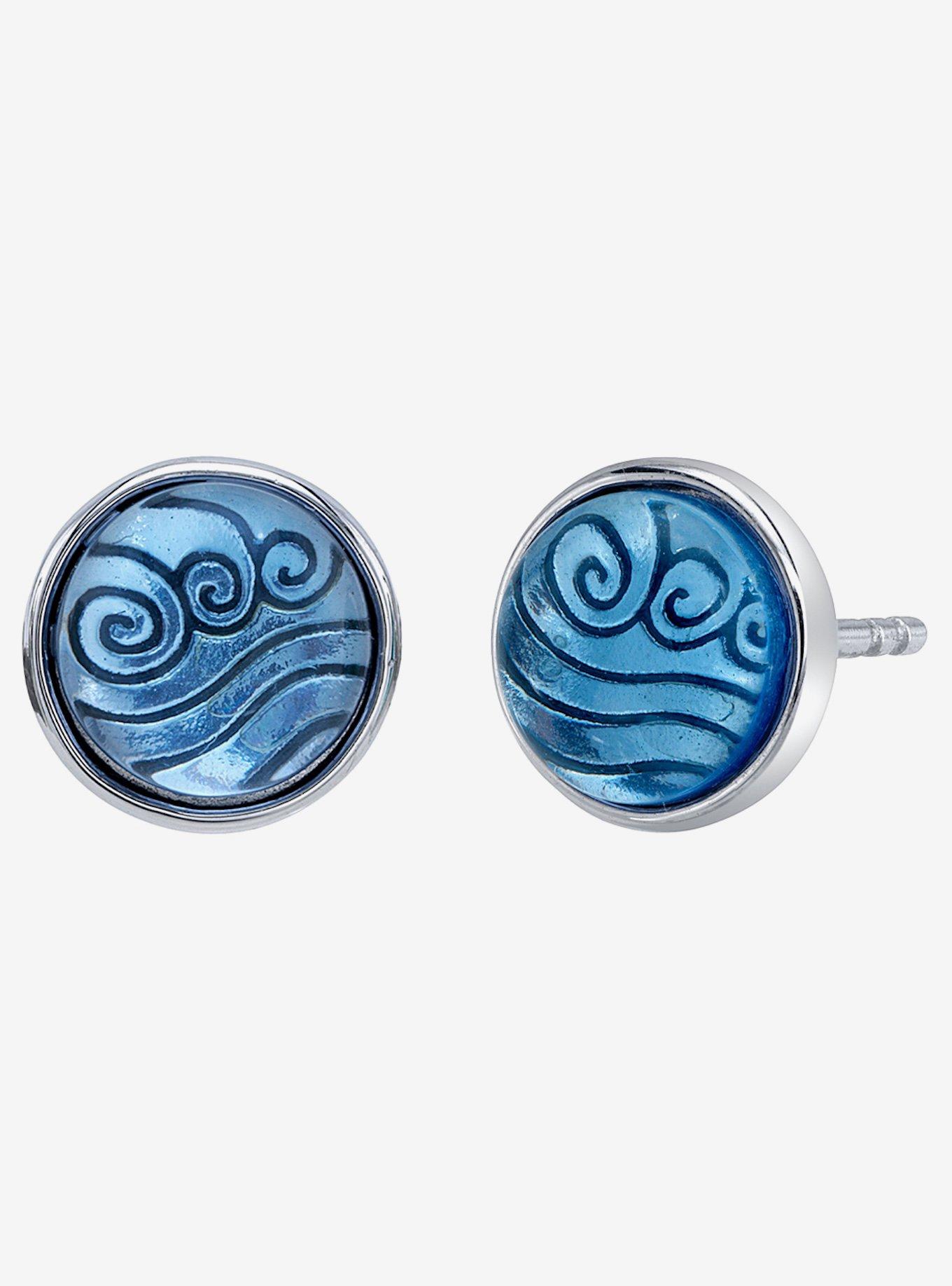 Avatar The Last Airbender X RockLove Waterbender Stud Earrings, , hi-res