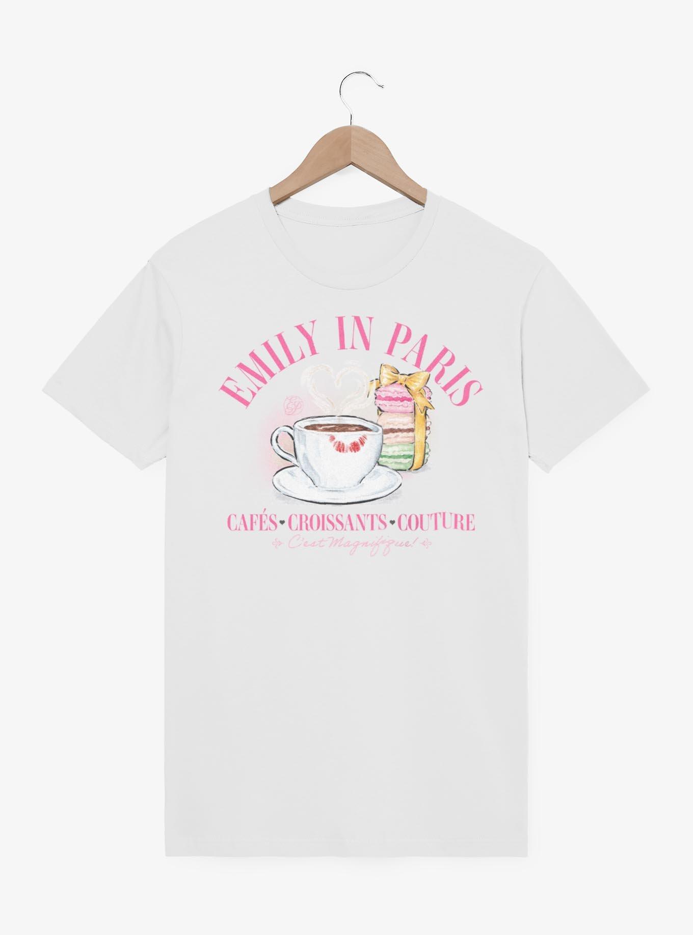 Emily In Paris Cafe Croissants Couture T-Shirt, , hi-res