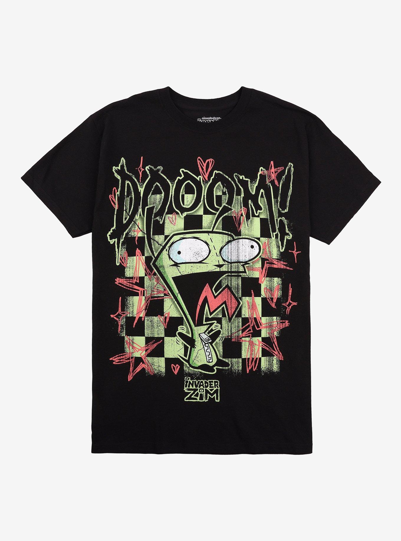 Invader Zim GIR Checker T-Shirt, , hi-res