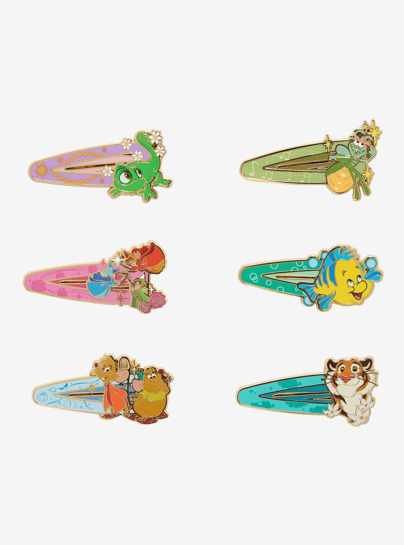 Disney Princess Sidekicks Hair Clips Blind Box Enamel Pin &mdash; BoxLunch Exclusive, , hi-res
