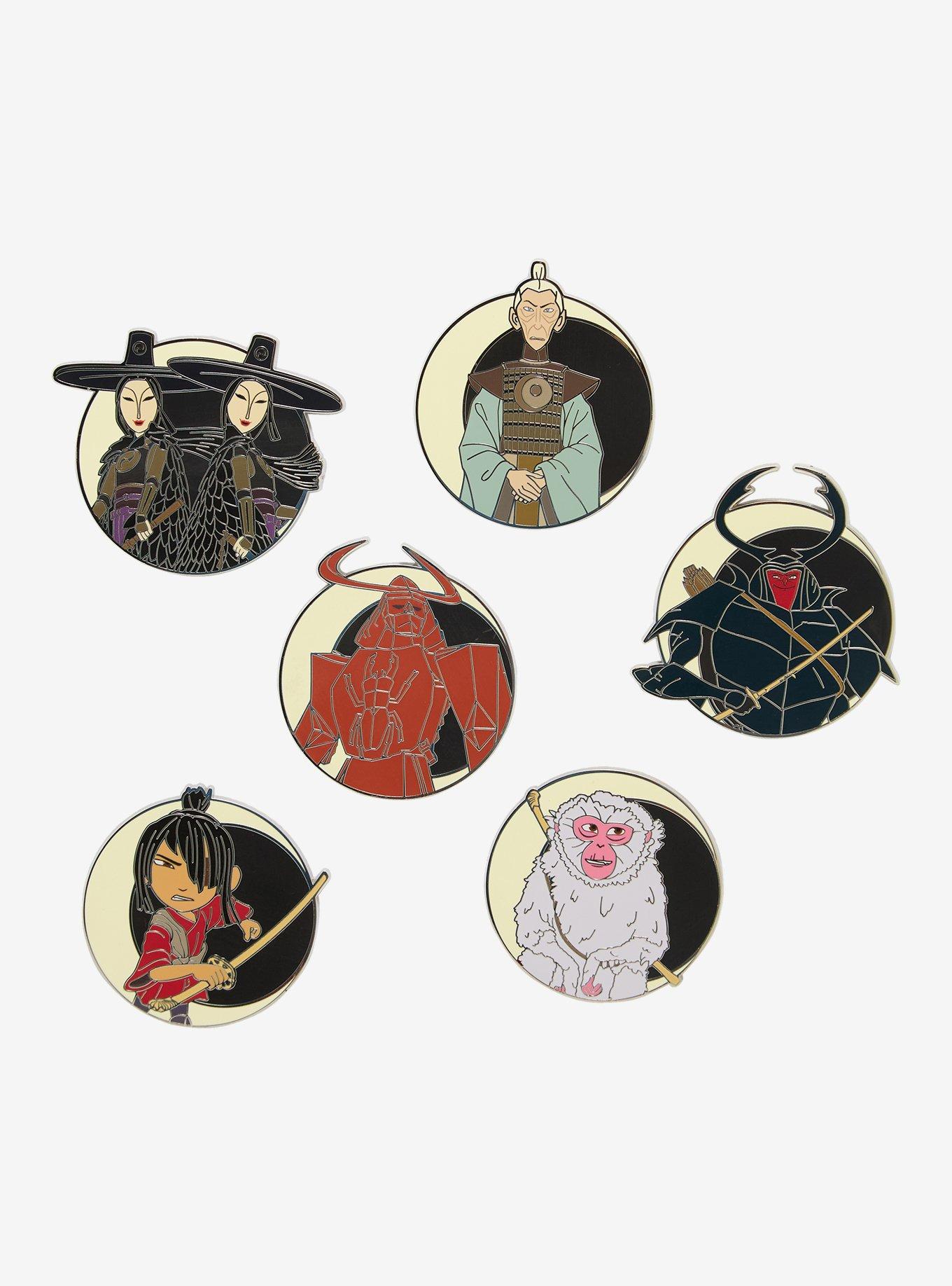 Kubo and the Two Strings Characters Blind Box Enamel Pin - BoxLunch Exclusive, , hi-res