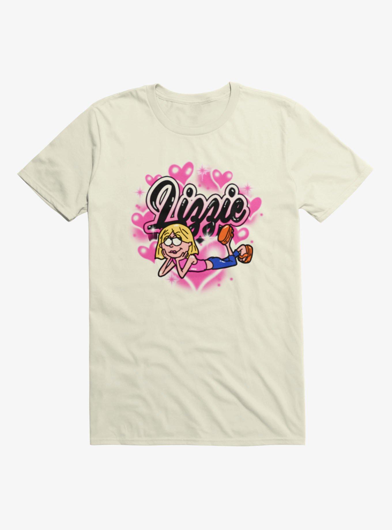 Disney Lizzie McGuire Spray Paint Hearts T-Shirt, , hi-res