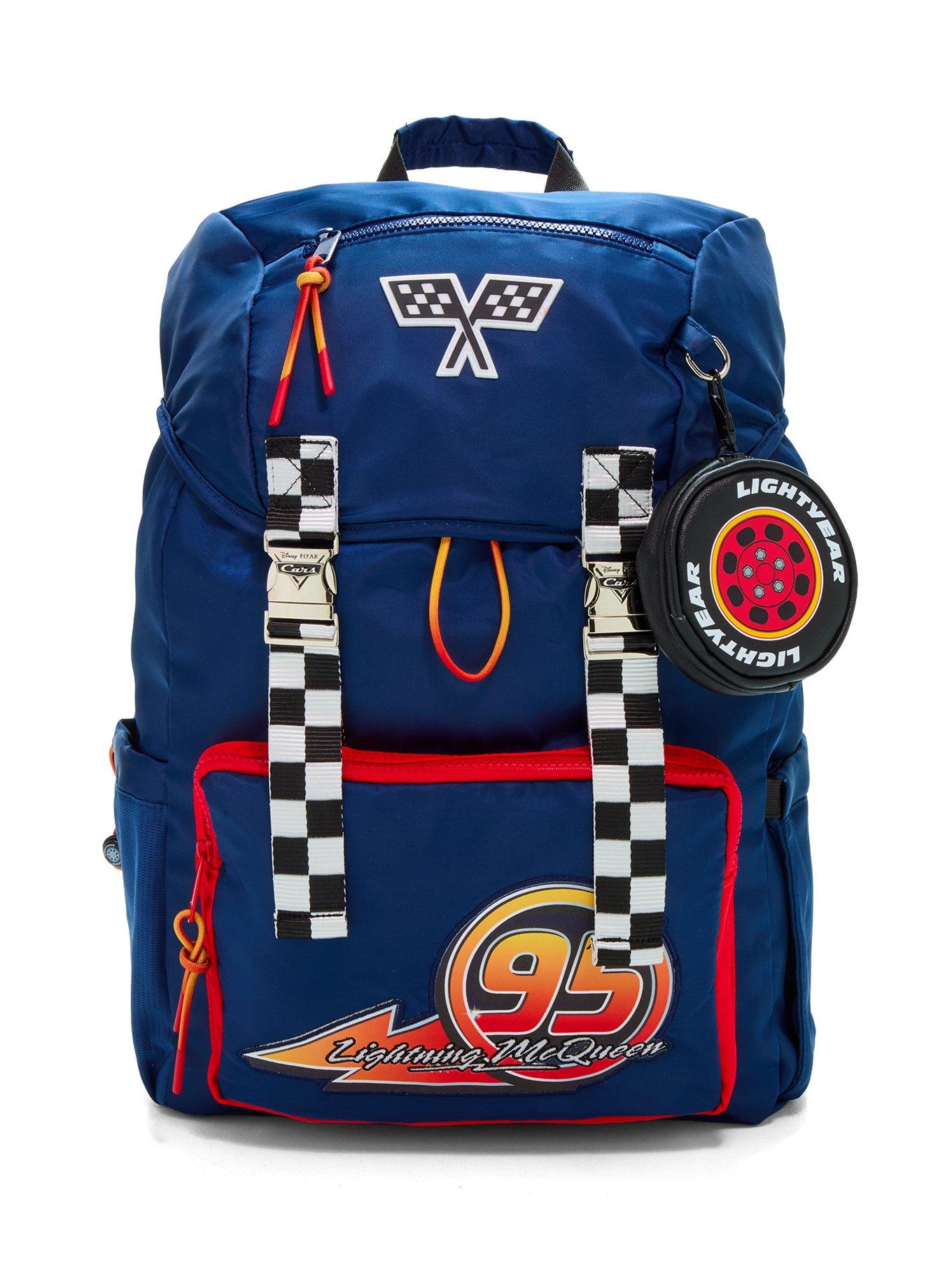 Disney Pixar Cars Lightning McQueen Multi-Pocket Backpack - BoxLunch Exclusive, , hi-res