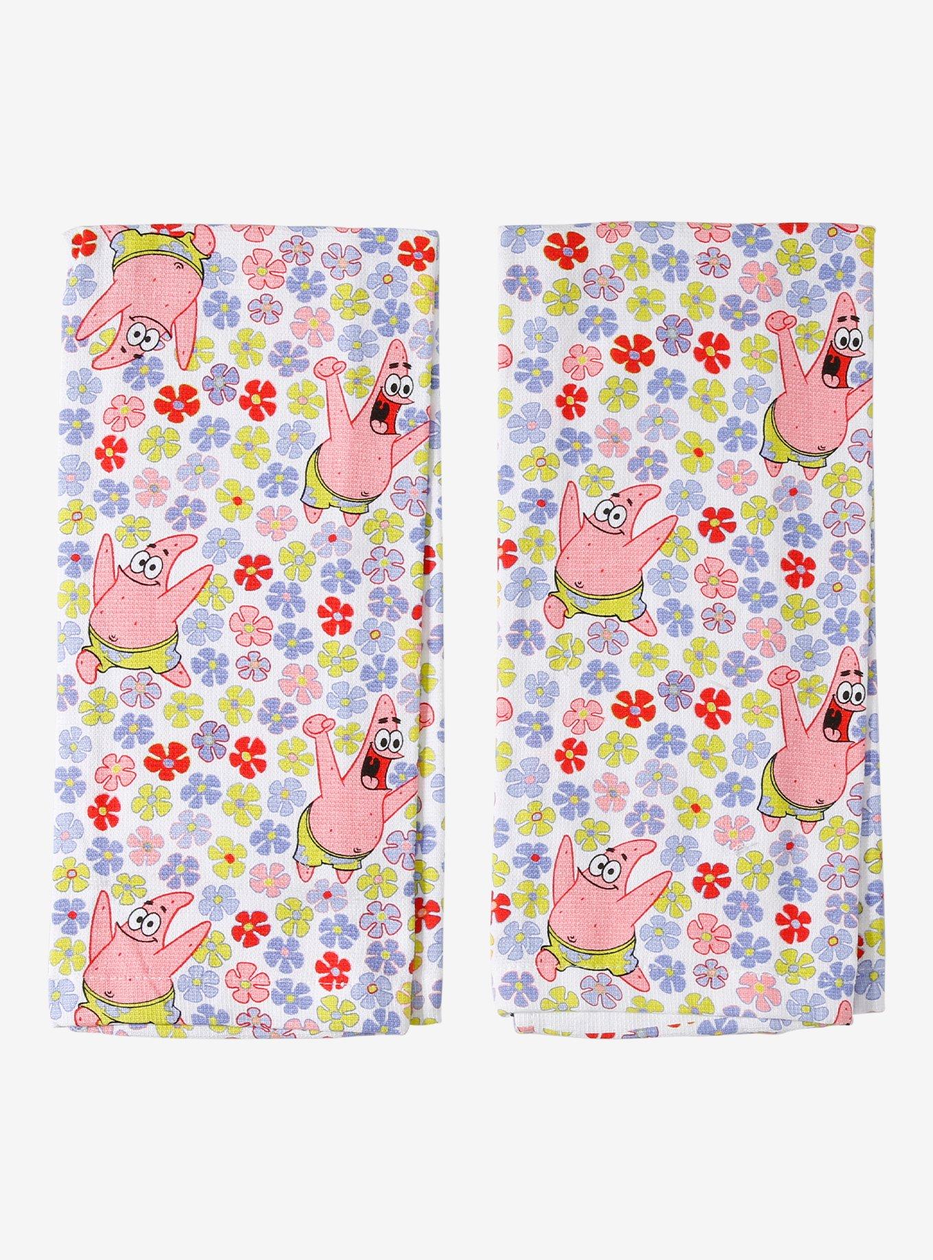 SpongeBob SquarePants Patrick Floral Kitchen Towel Set, , hi-res