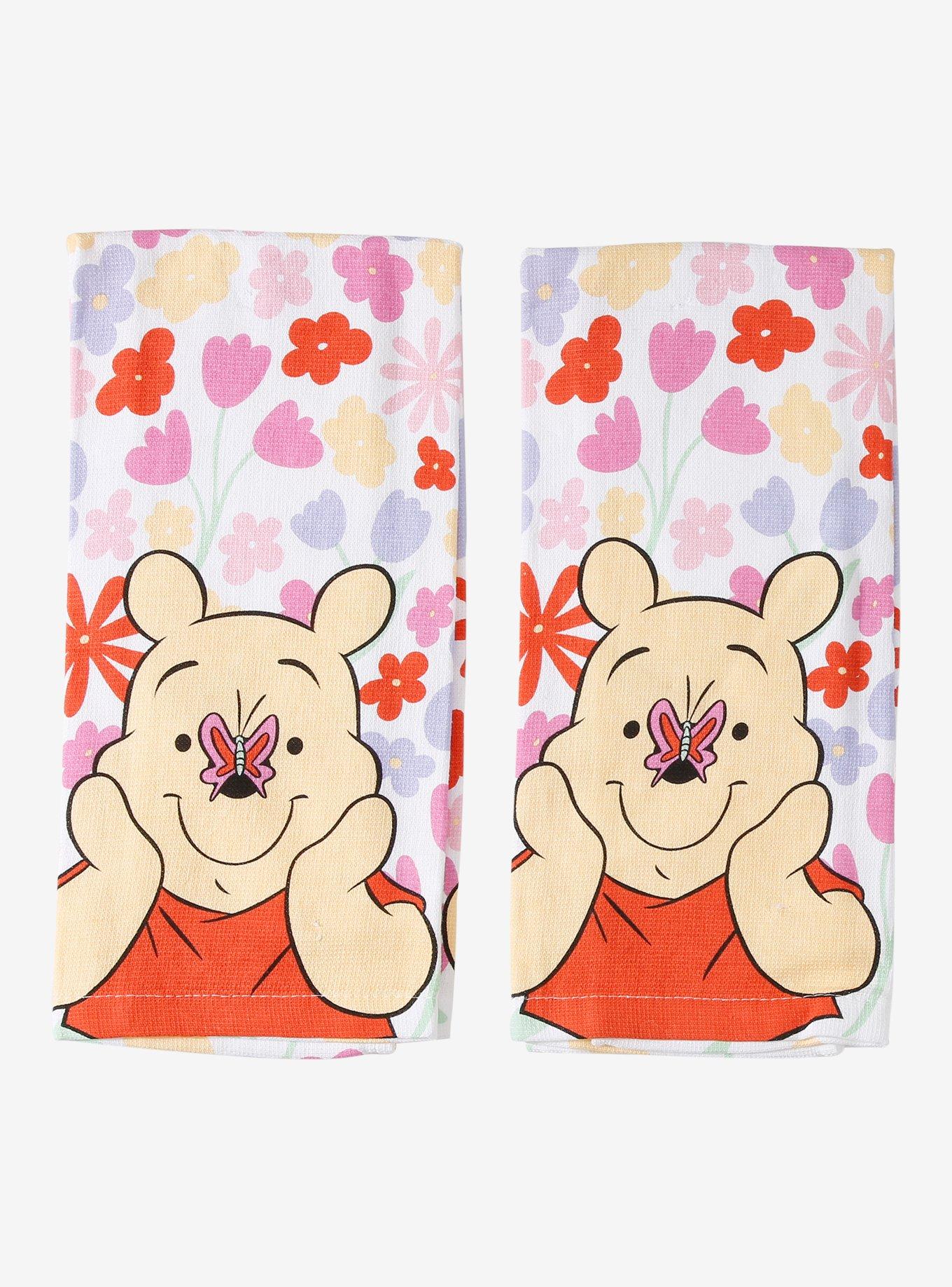 Disney Winnie The Pooh Flower Kitchen Towel Set