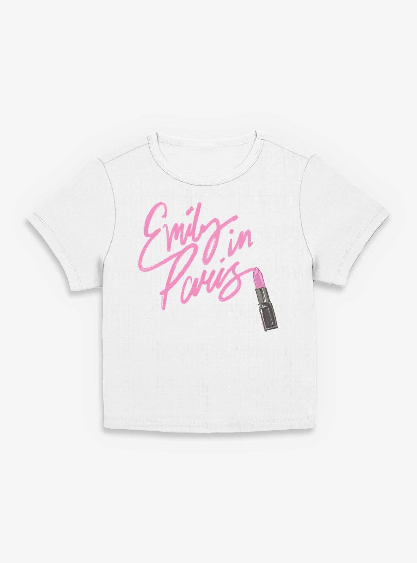 Emily Paris Lipstick Logo Womens Baby T-Shirt
