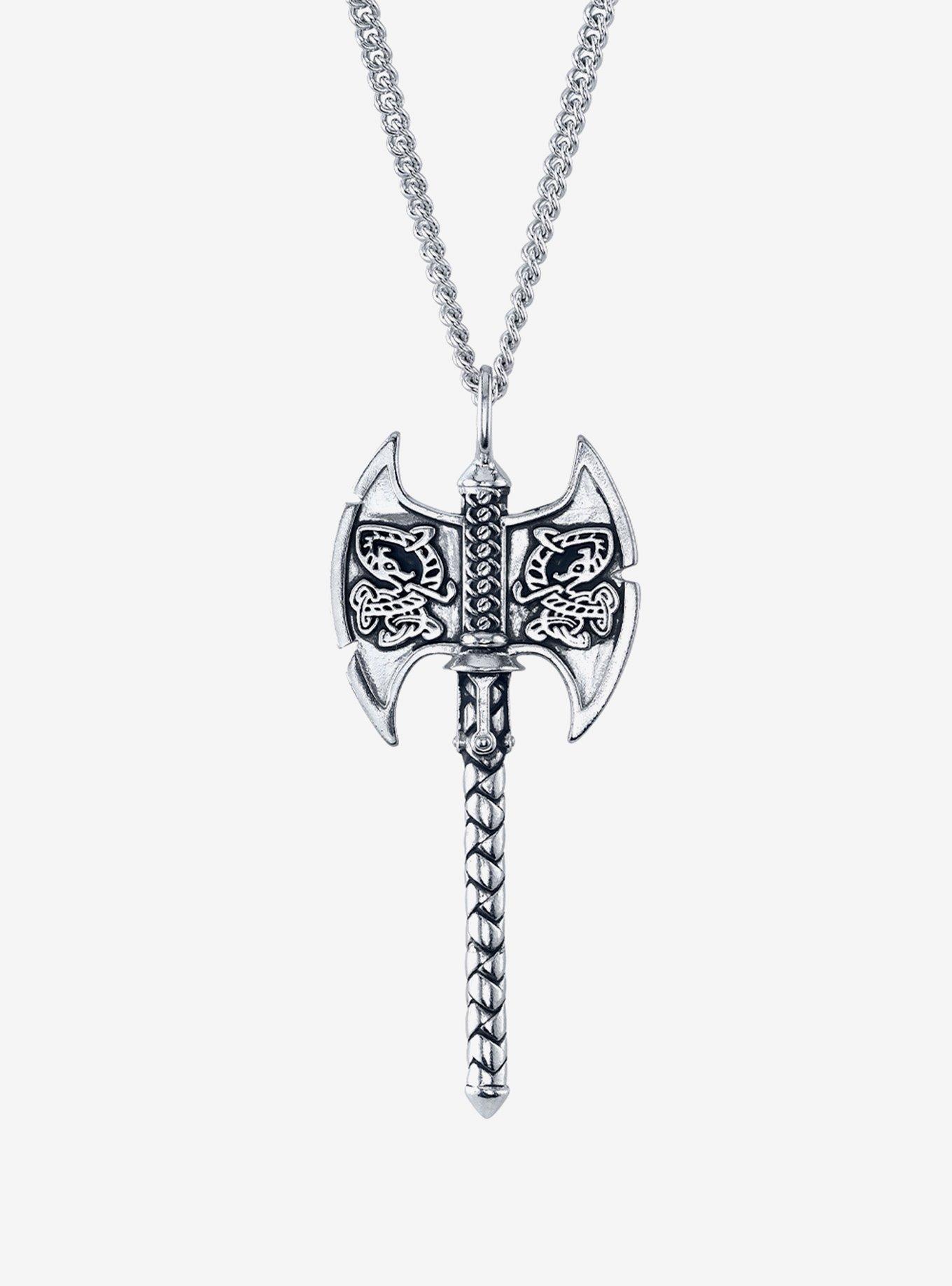 Dungeons and Dragons X RockLove Barbarian Axe Necklace, , hi-res