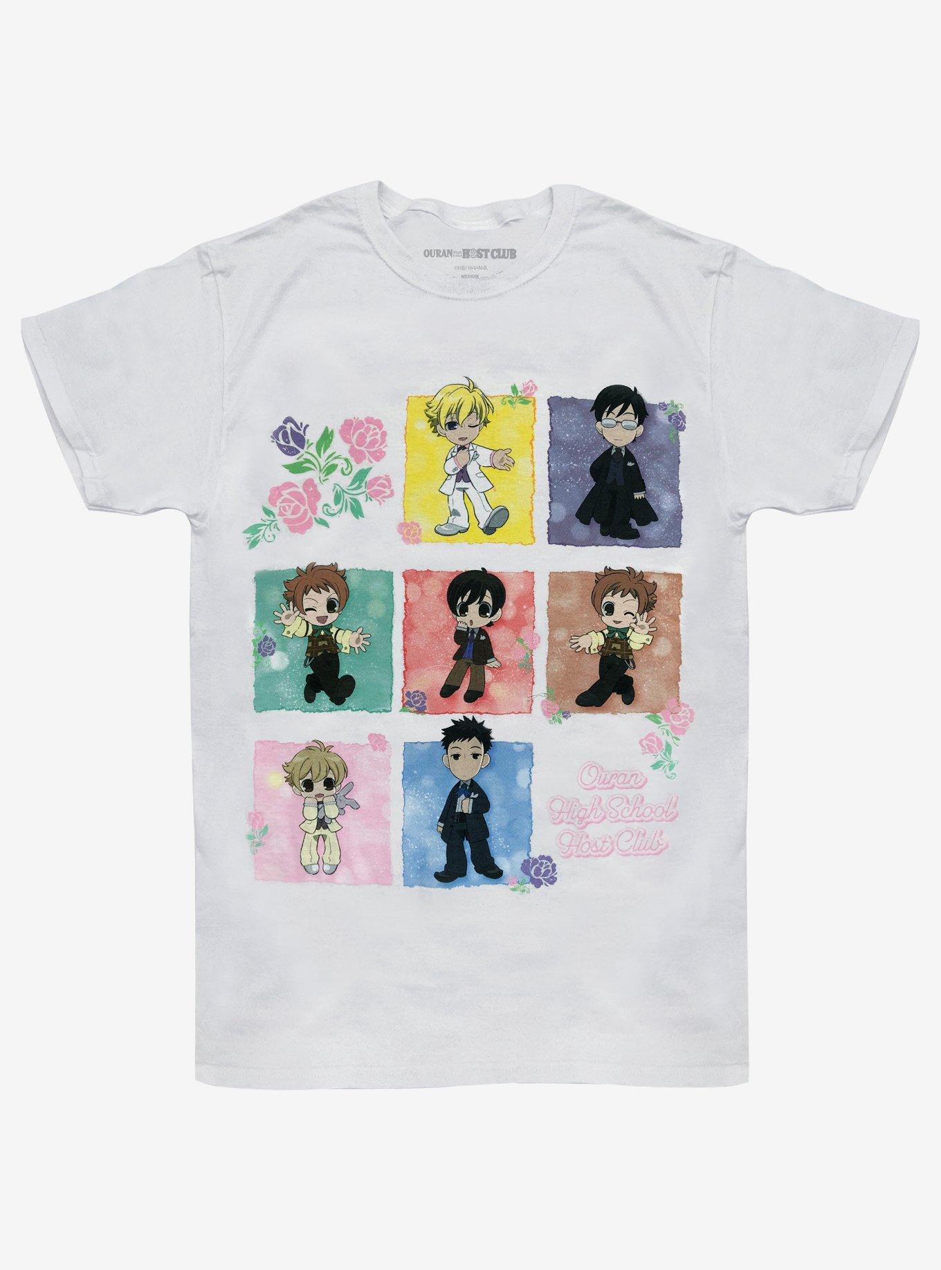 Ouran High School Host Club Chibi Grid T-Shirt, , hi-res