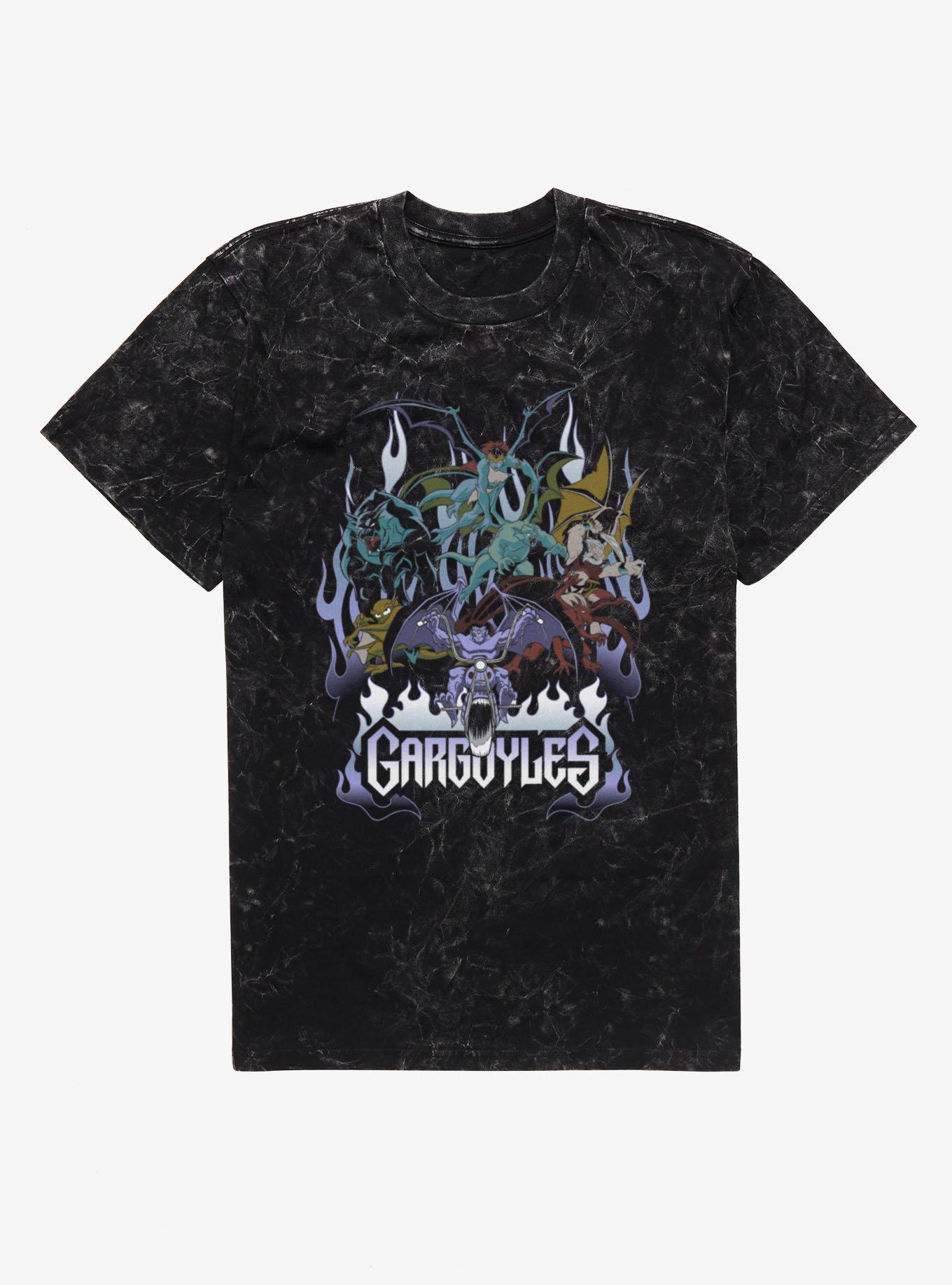 Disney Gargoyles Motorcycle Flames T-Shirt, , hi-res