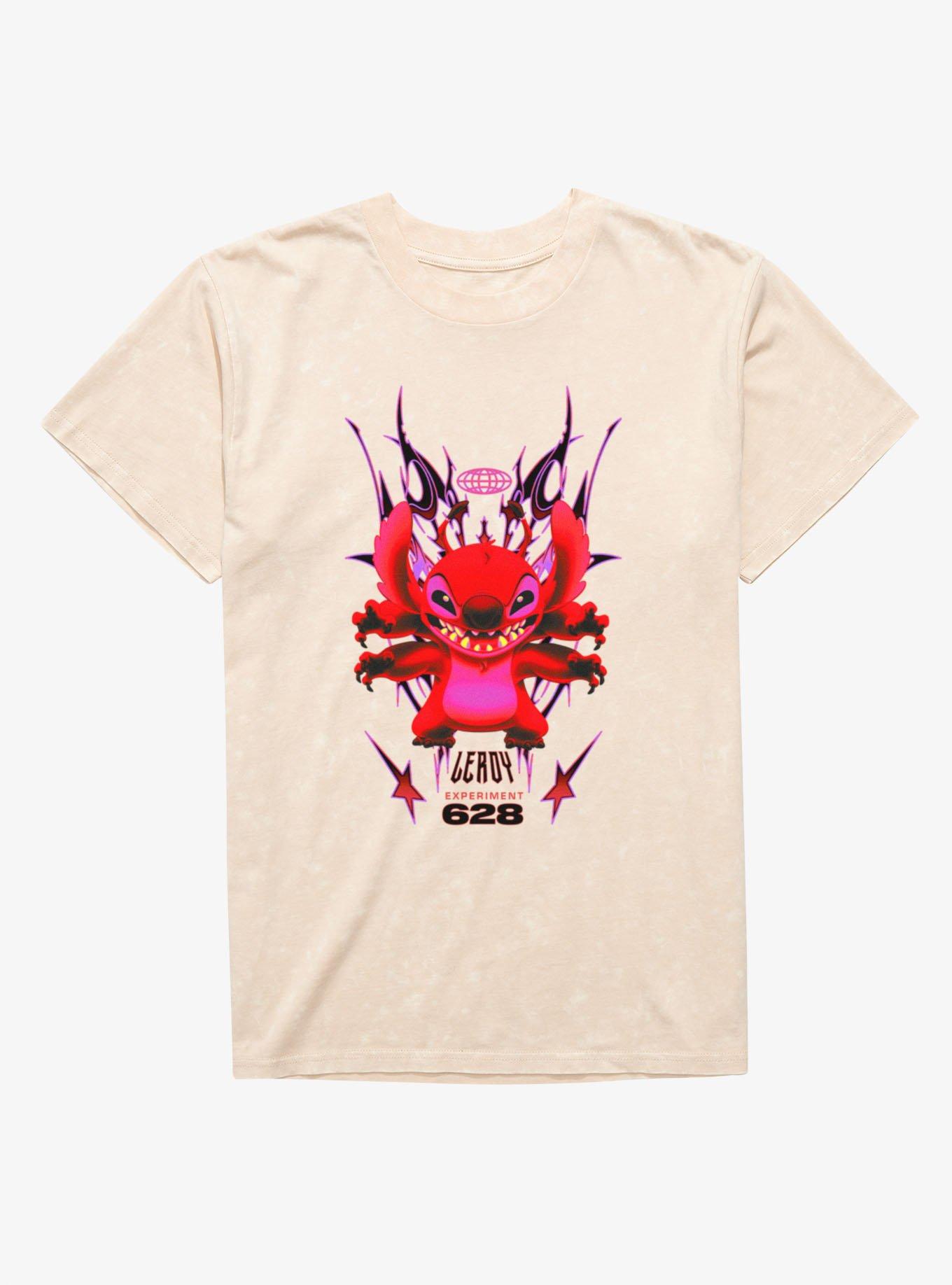 Disney Lilo & Stitch Leroy 628 Y2K Flames T-Shirt, , hi-res