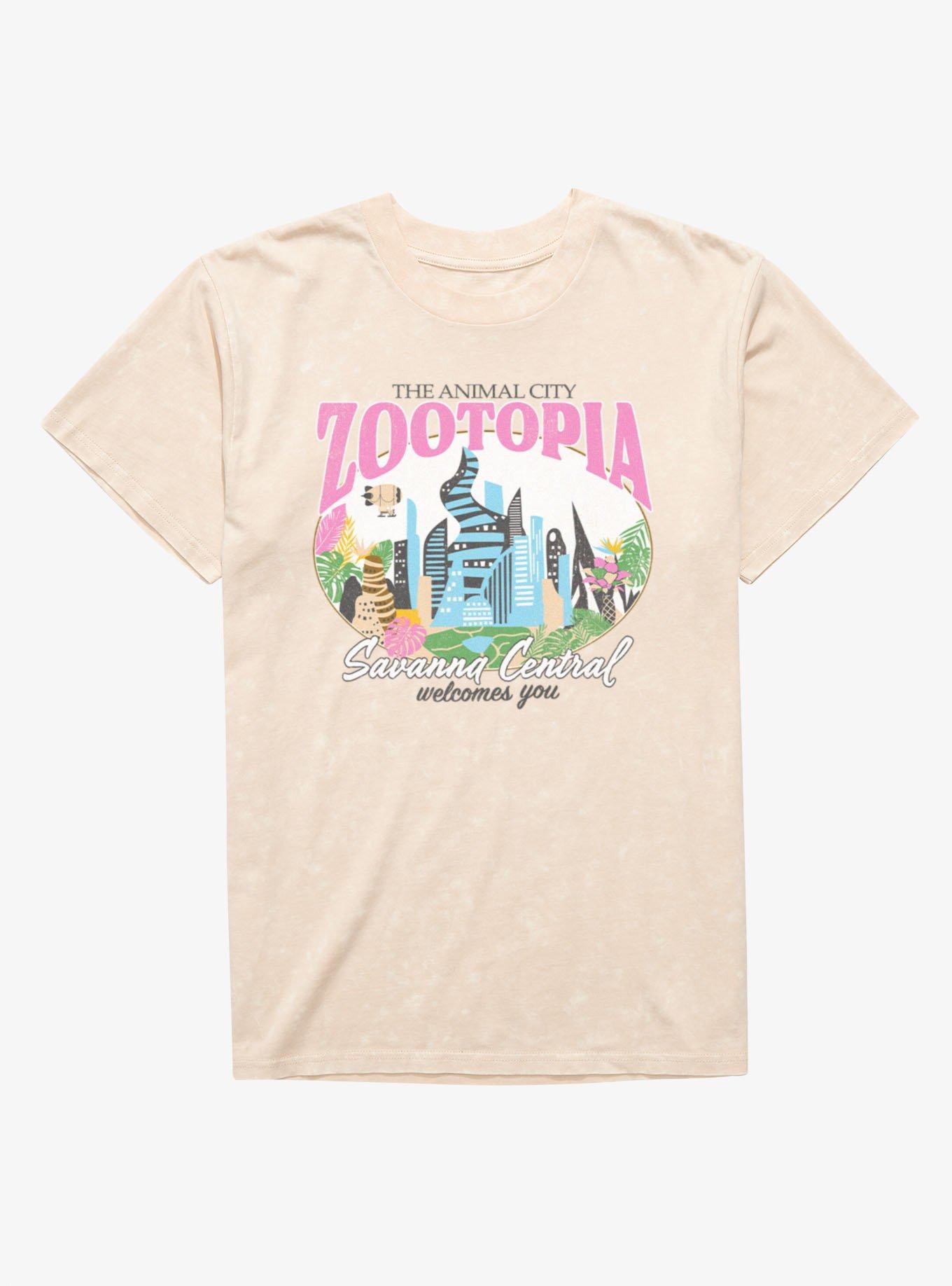 Disney Zootopia Animal City Savanna Central T-Shirt, NATURAL MINERAL WASH, hi-res