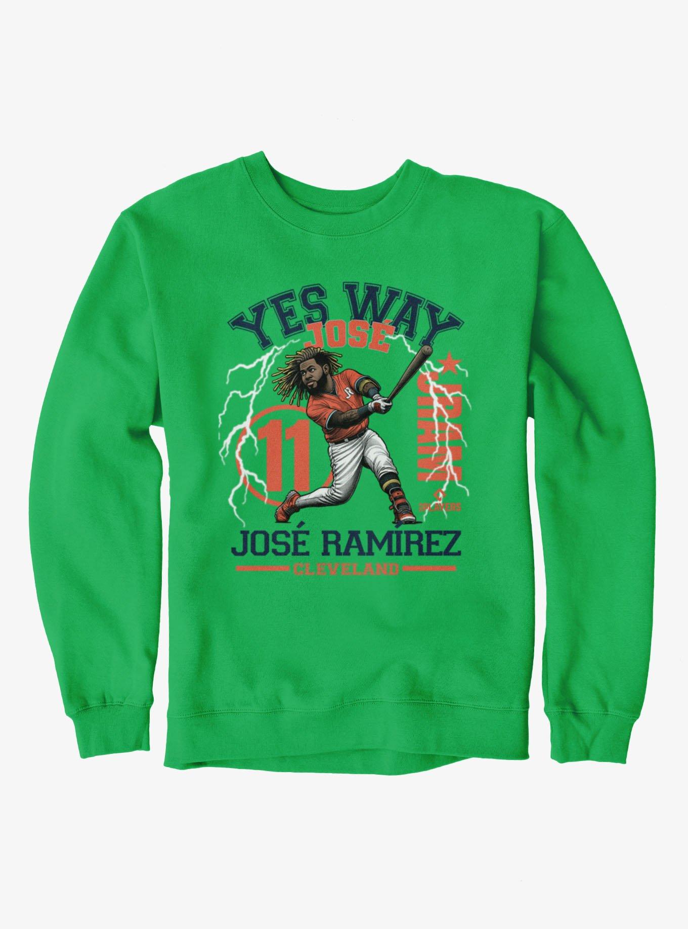 MLB Cleveland Guardians Jose Ramirez Yes Way JRam Sweatshirt, , hi-res