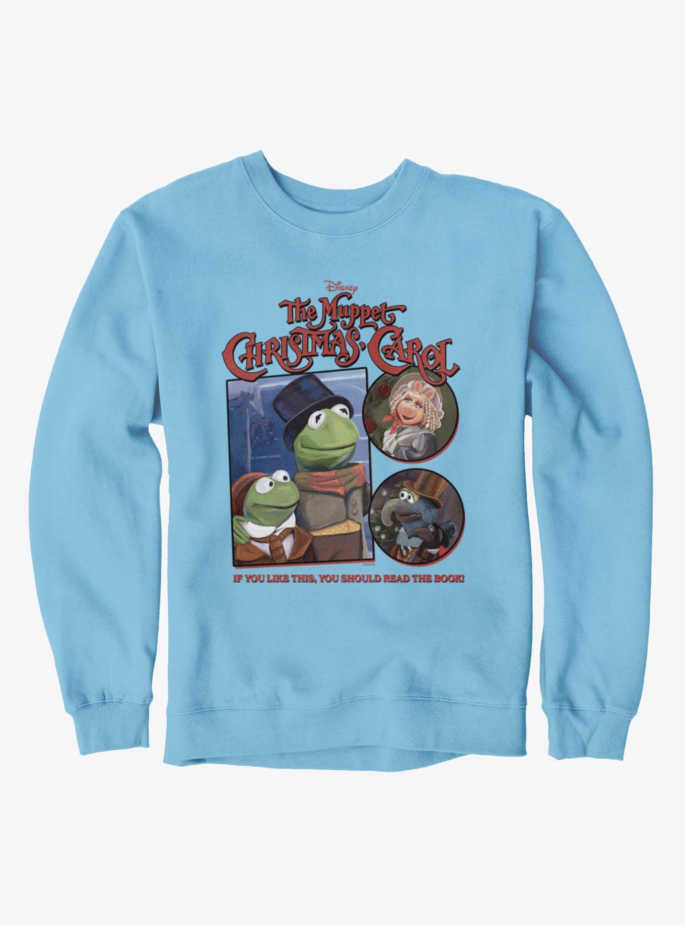 Disney The Muppets Christmas Carol Read The Book Sweatshirt BoxLunch Exclusive, , hi-res