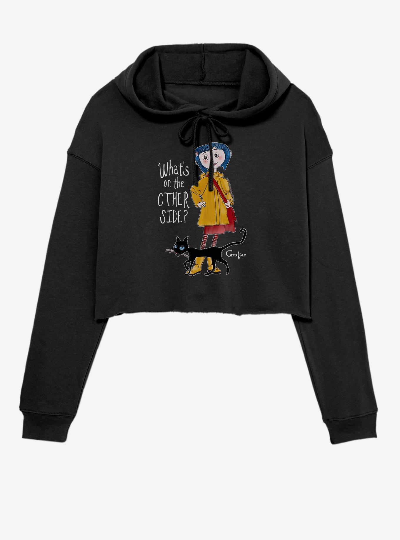 Coraline Other Side Crop Hoodie, , hi-res