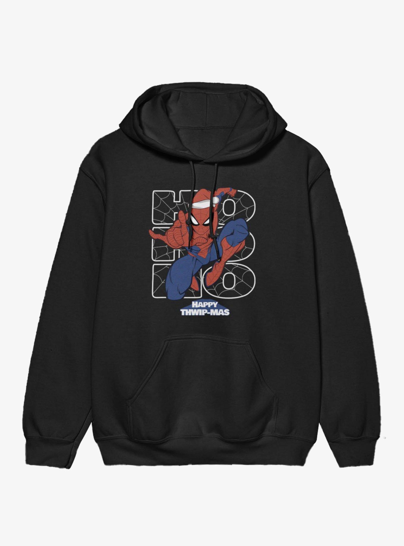 Marvel Spider-Man Ho-Ho-Ho Happy Thwip-Mas Hoodie, , hi-res