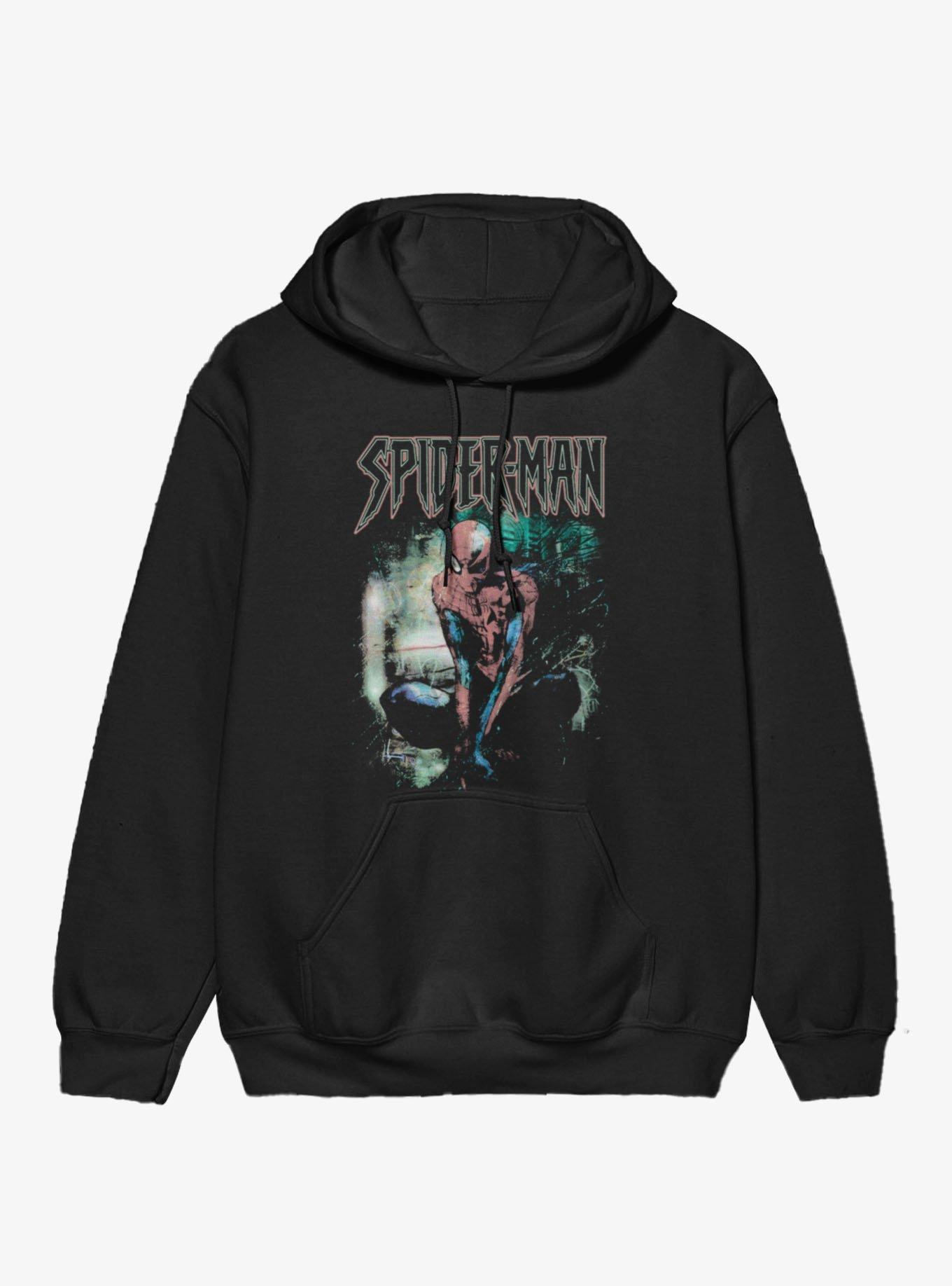 Marvel Spider-Man Vintage Grunge Croutch Hoodie, , hi-res