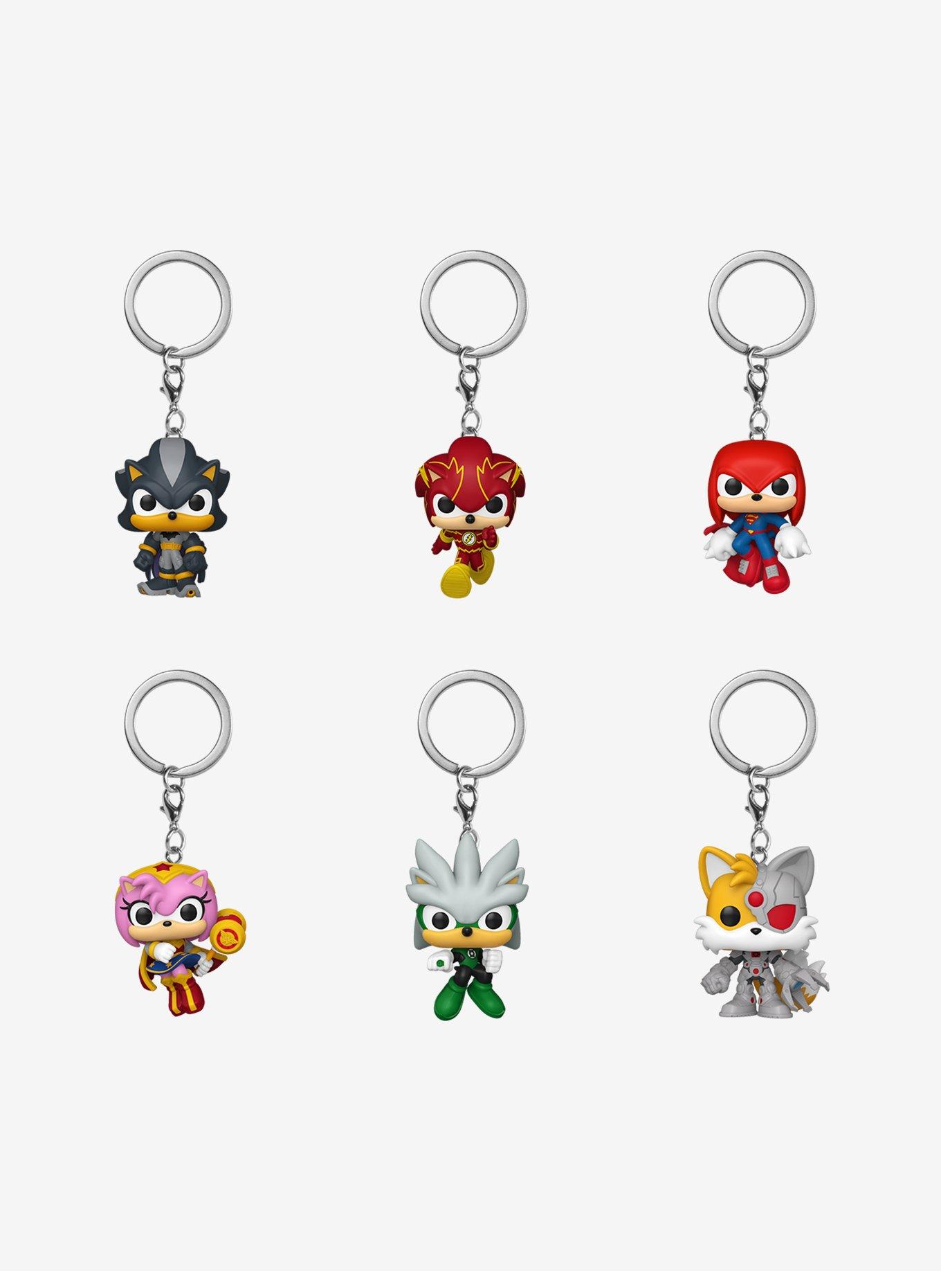 Funko Pocket Pop! DC Comics x Sonic the Hedgehog Blind Bag Keychain, , hi-res