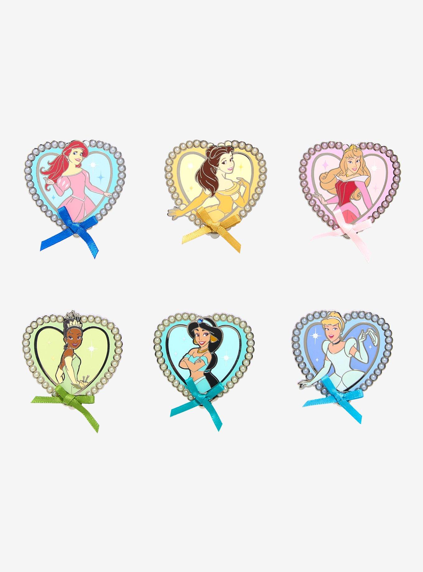 Disney Princess Heart Portraits Blind Box Enamel Pin - BoxLunch Exclusive, , hi-res