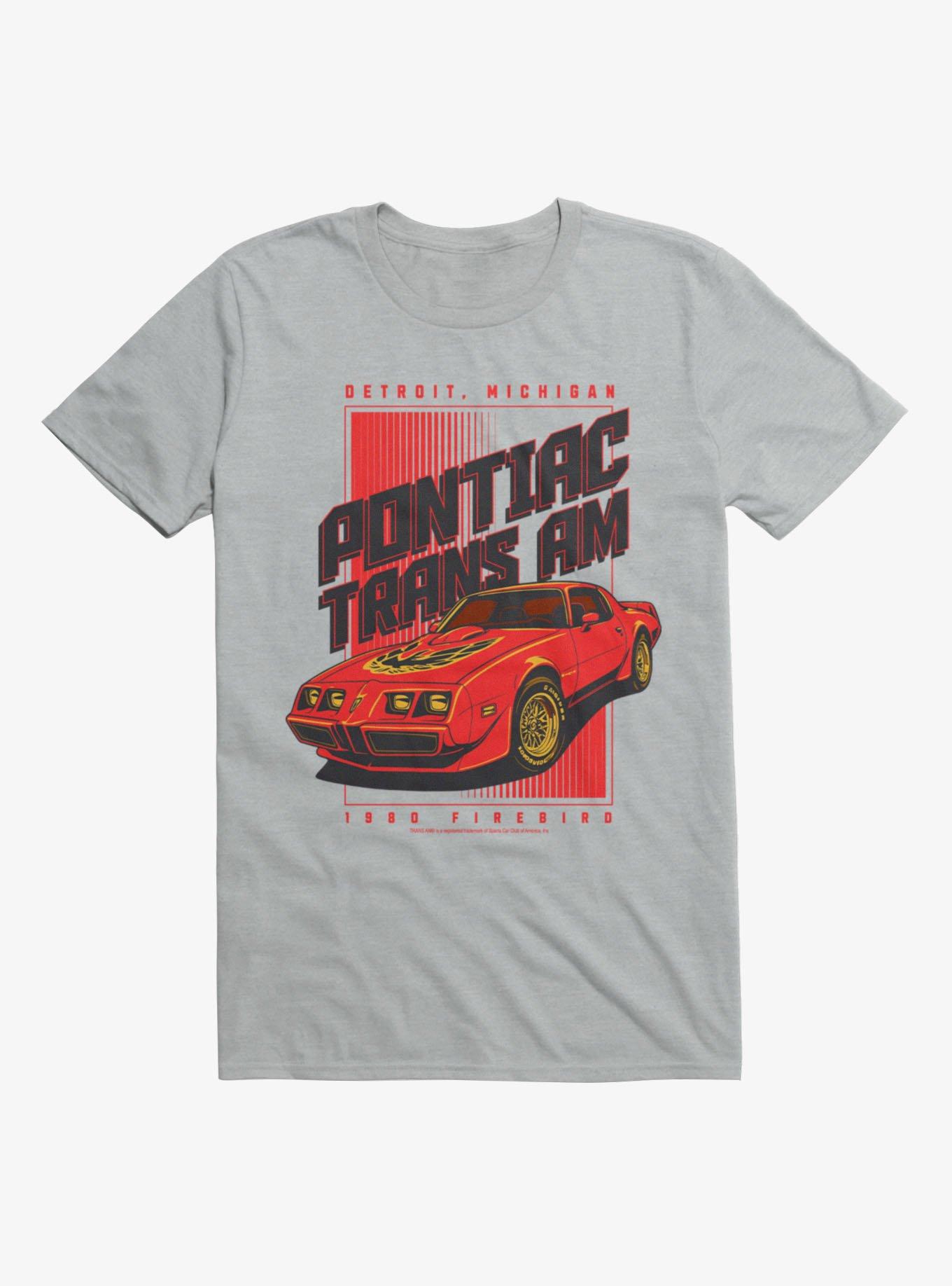 Trans Am Pontiac Trans Am Firebird Red T-Shirt, SPORT GRAY, hi-res