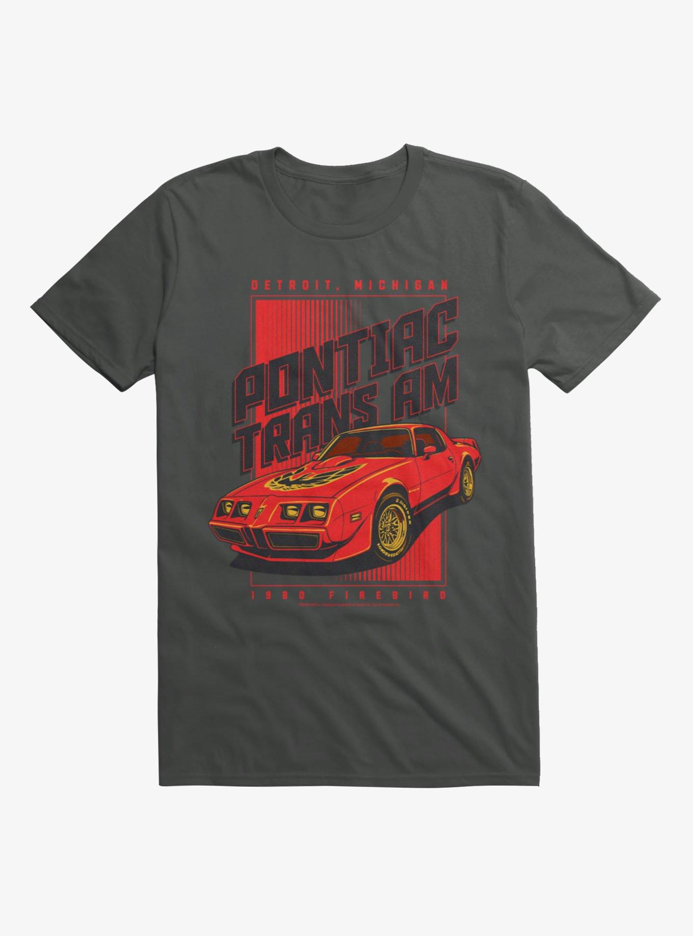 Trans Am Pontiac Trans Am Firebird Red T-Shirt, CHARCOAL, hi-res