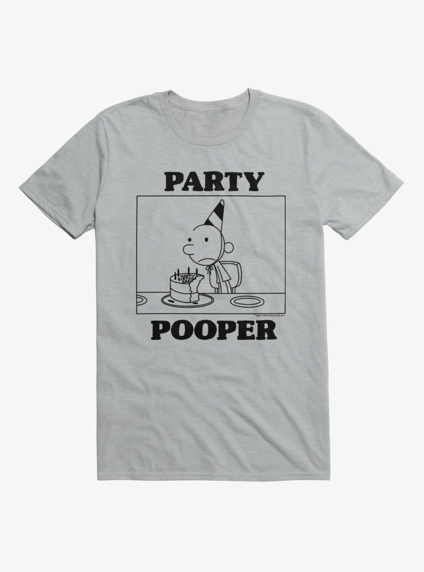 Diary Of A Wimpy Kid Party Pooper T-Shirt, SPORT GRAY, hi-res