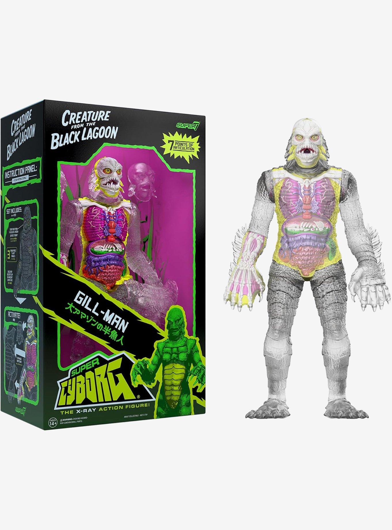 Super7 Universal Monsters Super Cyborg Creature from the Black Lagoon (Clear) Figure, , hi-res