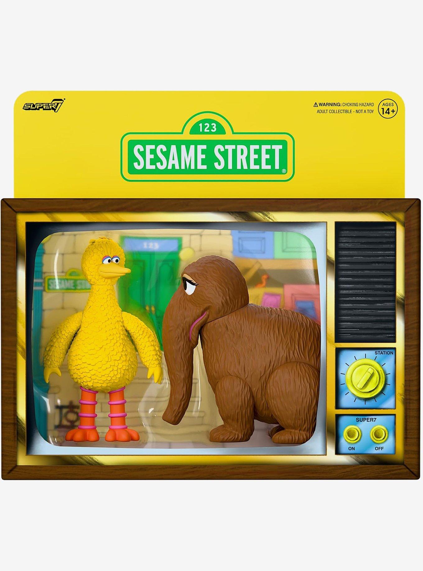 Super7 Sesame Street Big Bird & Mr. Snuffleupagus TV Figure Set, , hi-res