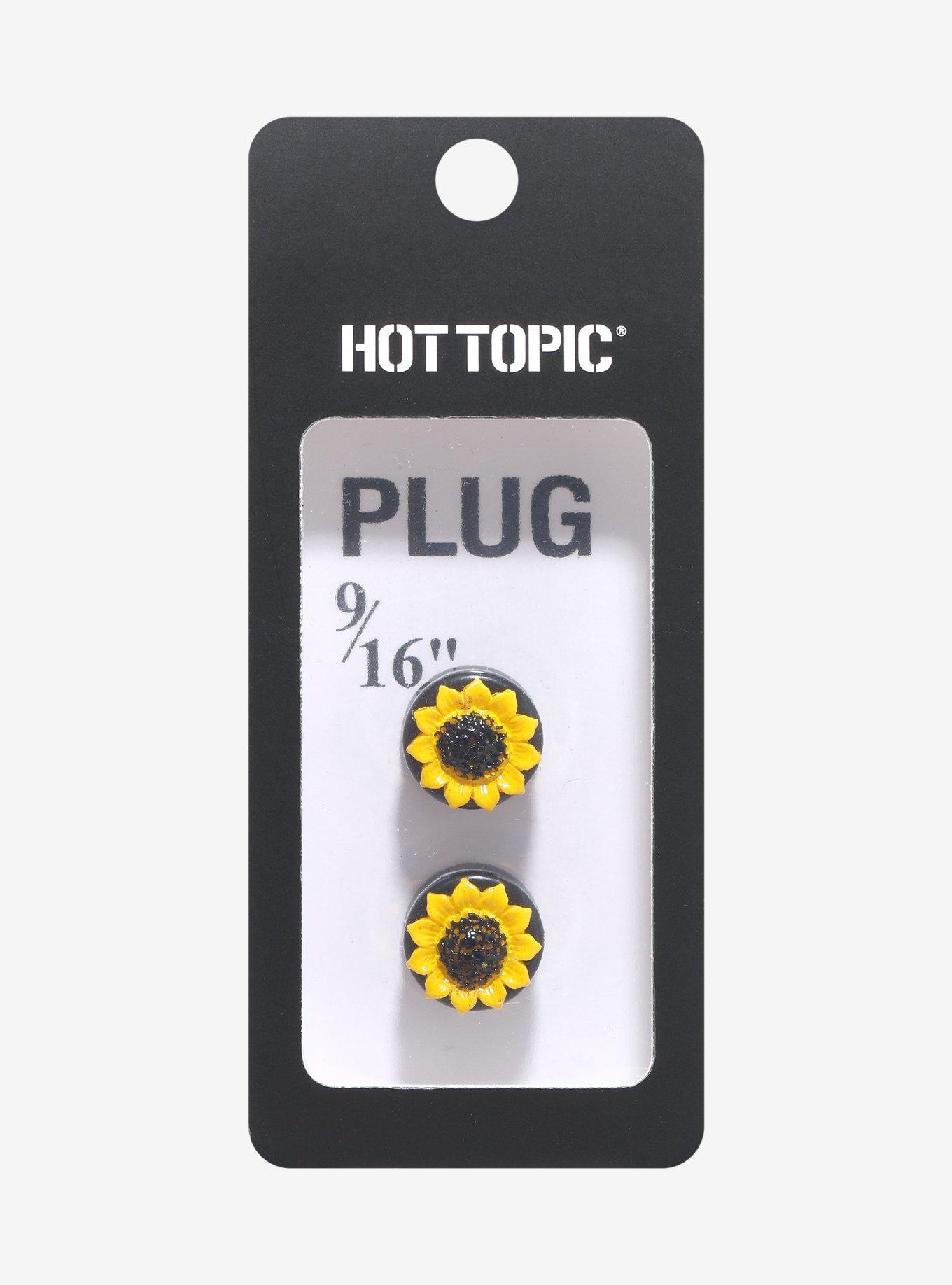 9/16 Resin Sunflower Plug 2 Pack, , hi-res