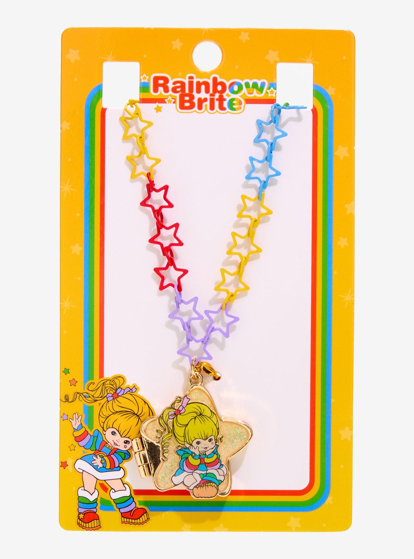 Rainbow Brite Star Locket Necklace, , hi-res